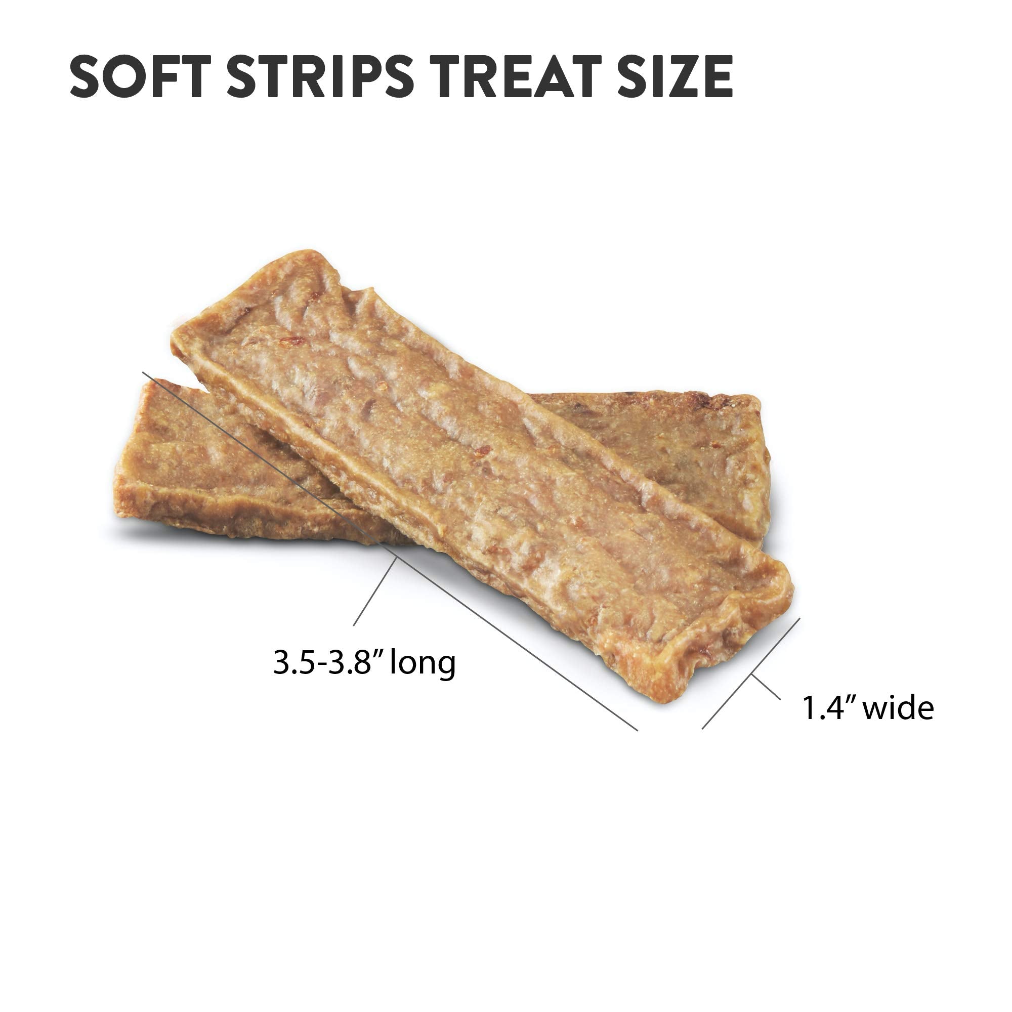 DOGSWELL Hip & Joint Dog Treats 100% Meaty, Grain Free, Glucosamine Chondroitin & Omega 3, Duck Soft Strips 10 oz