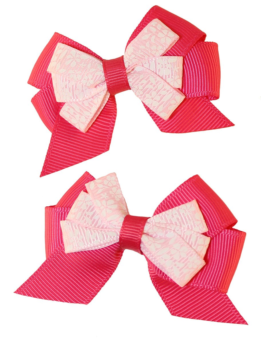 Muttnation Fueled By Miranda Lambert Signature Guitar And Back Stage Pass Charm Set Pink Floral Bows | Adorable And Cute Dog Apparel & Accessories For Pets