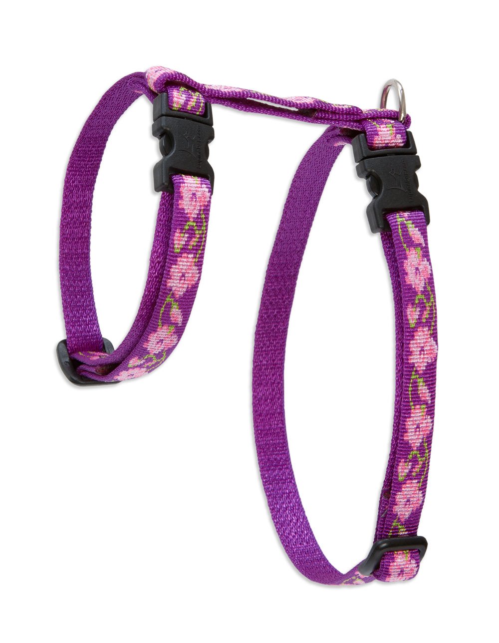 Lupinepet Originals 1/2' Rose Garden 9-14' H-Style Harness For Small Pets