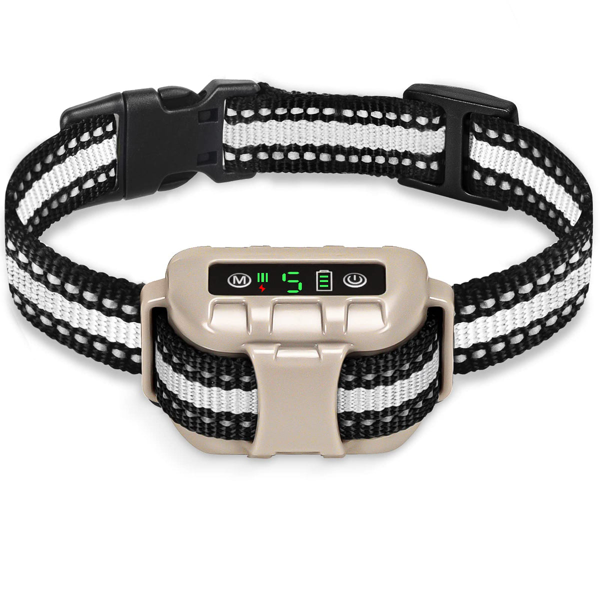 Bark Collar No Bark Collar Rechargeable Anti Bark Collar With Adjustable Sensitivity And Intensity Beep Vibration And No Harm Shock Bark Collar For Small Medium Large Dogs