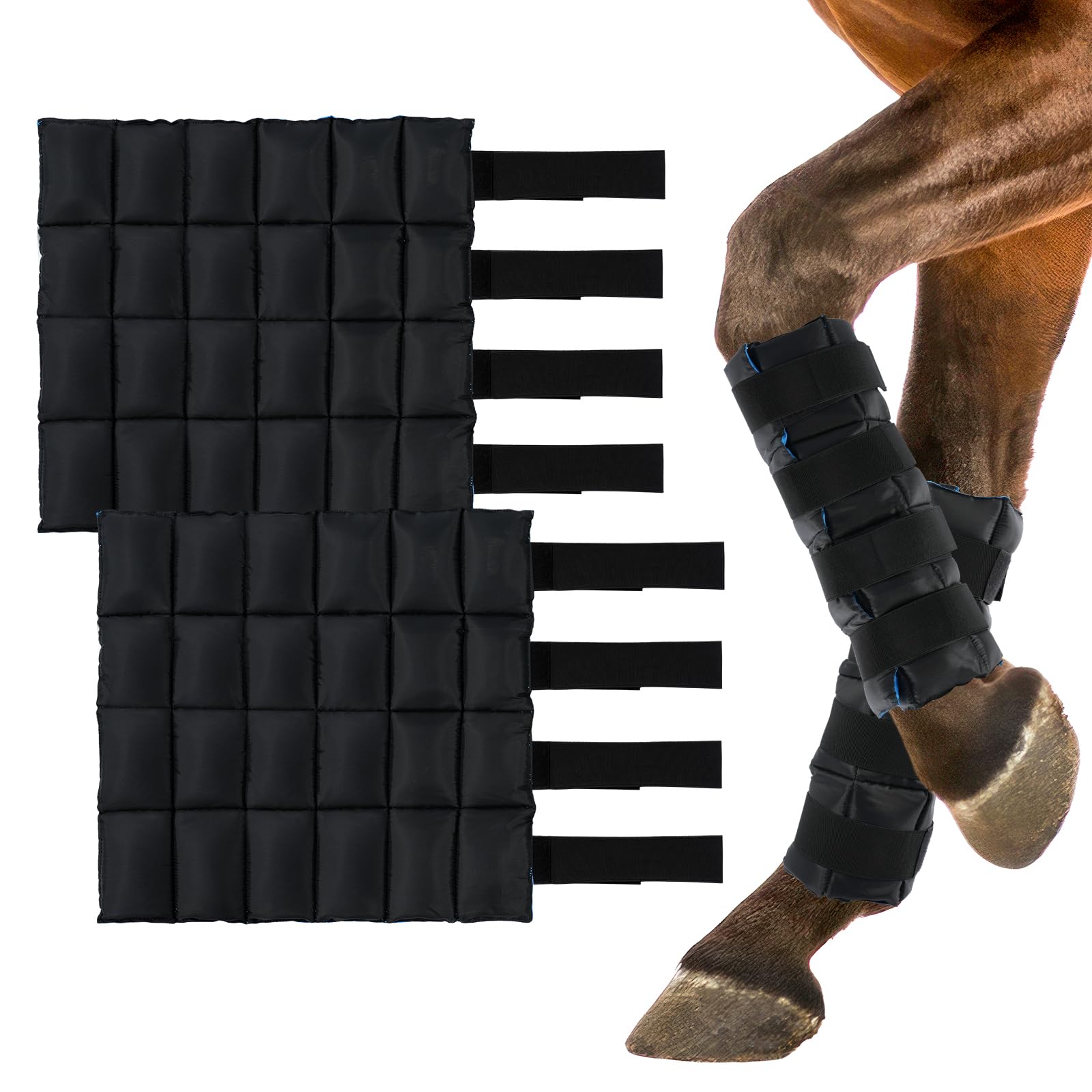 Luffwell Horse Leg Wraps Set Of 4, Horse Ice Leg Boots Perfect For Equestrian Training& Daily Use, Comfortable And Premium Suppo