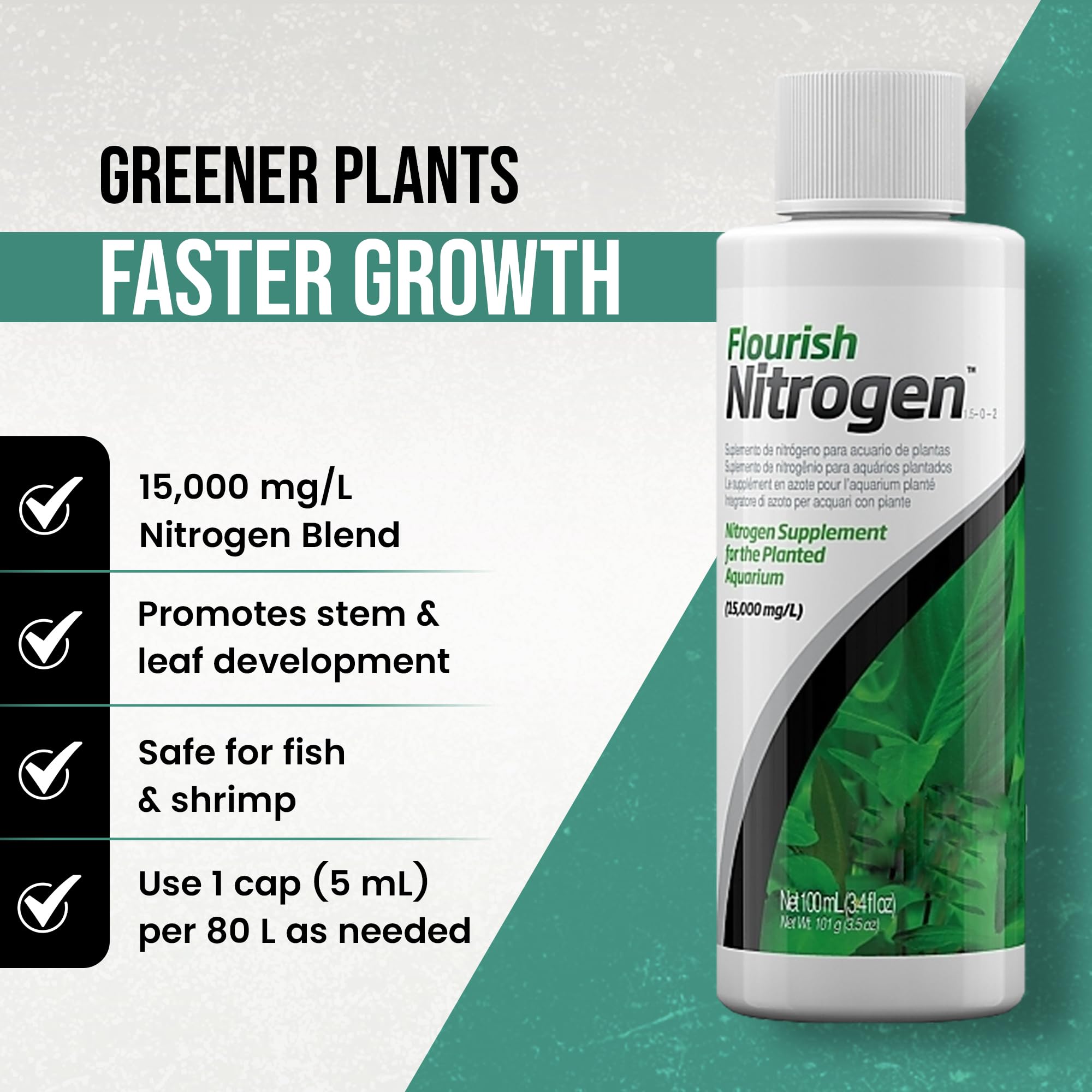 Trinity Treats Flourish Potassium 100ML Flourish Nitrogen 100 ML Supplement for The Planted Aquarium, Including Trinity Treats M