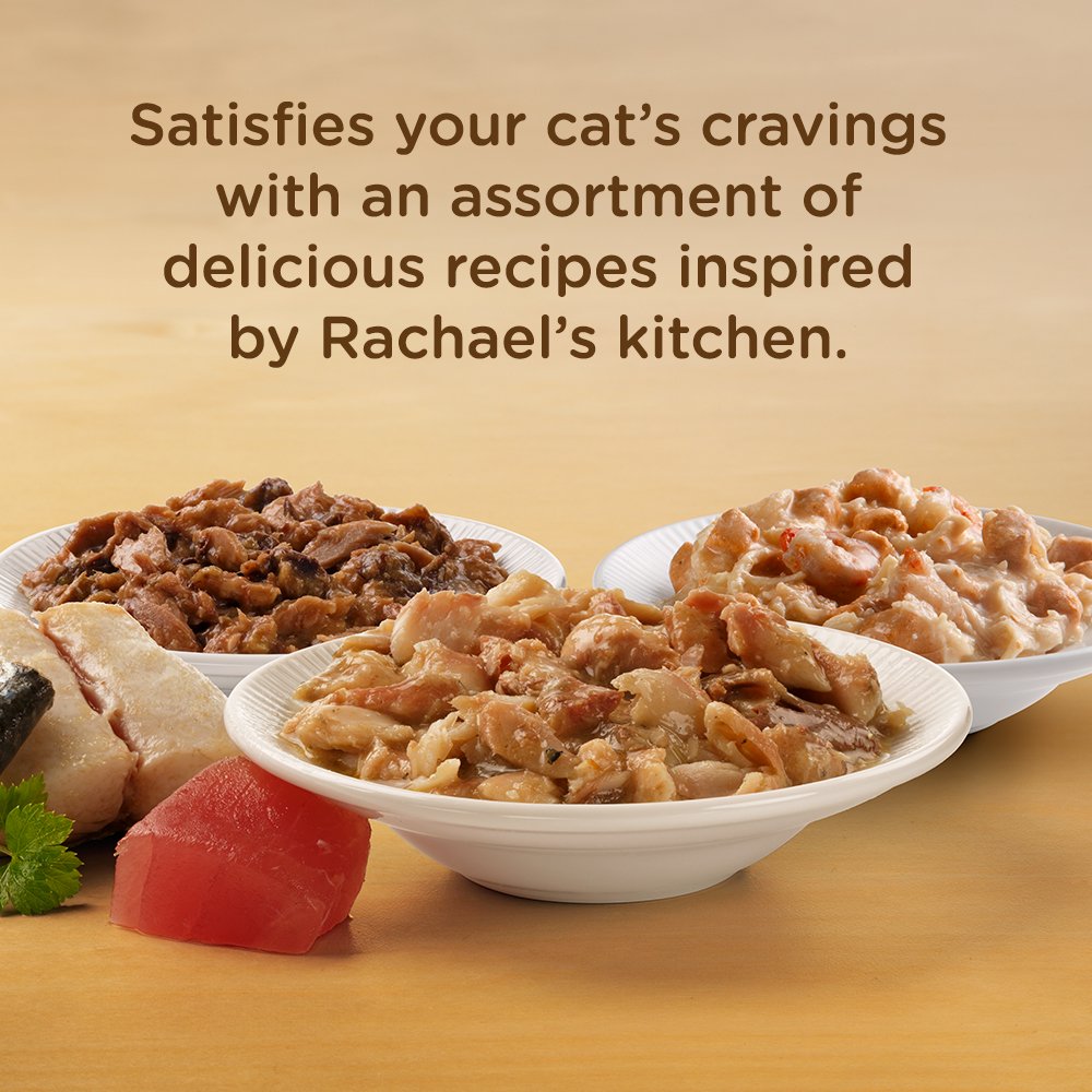 Rachael Ray Nutrish Natural Wet Cat Food, Ocean Lovers Variety Pack, 2.8 Ounce Cup (Pack of 12), Grain Free