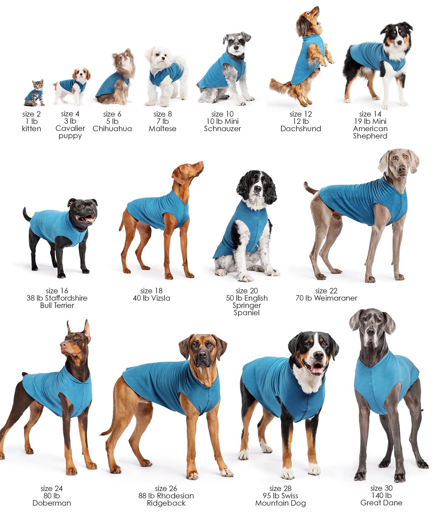 Gold Paw Duluth Double Fleece Dog Coat Pullover - Soft, Warm Dog Clothes, 4-Way Stretch Pet Sweater - Machine Washable, All-Seas