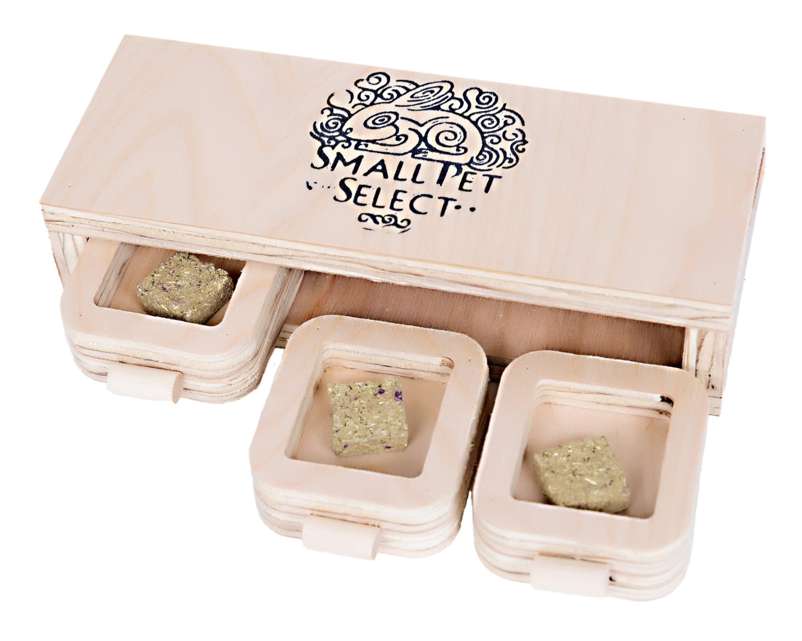 Small Pet Select- Wooden Lid & Drawer Puzzles Bundle