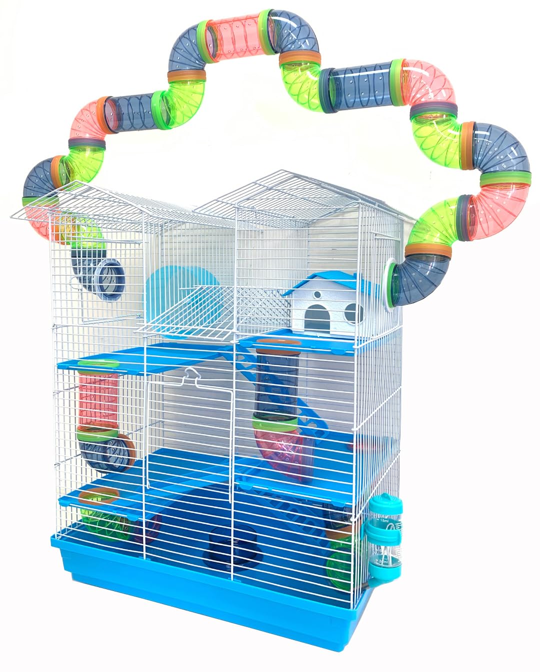 Large Muli-Level Hamster Mansion Mouse Habitat Gerbil Home Mice Rodent Rats Small Animal Critter Home Cage Expandable And Custom