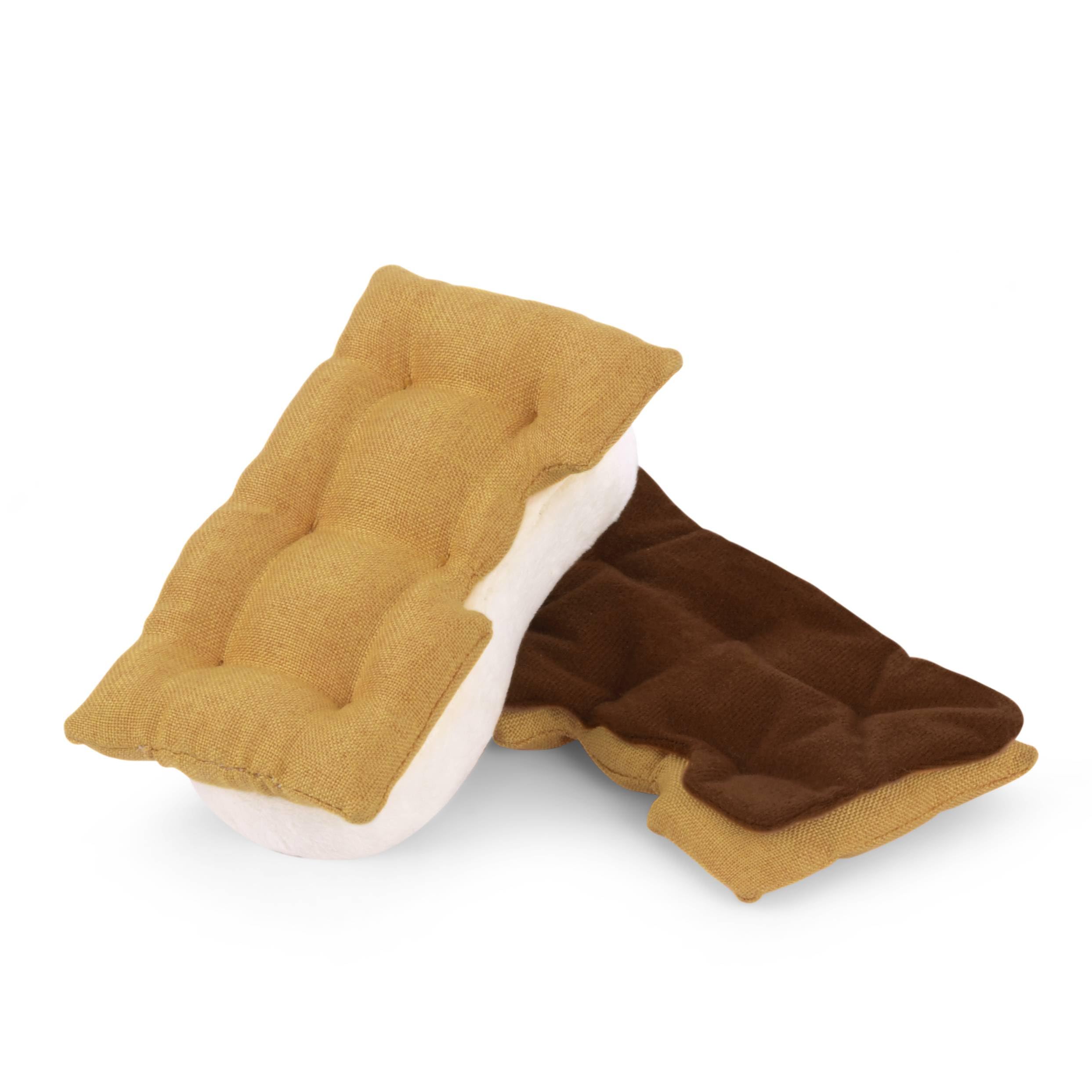 P.L.A.Y. Cute Dog Toys - Camping Themed Durable Squeaker Chew Toy, Great For Puppies & All Dog Breeds - Machine Washable, Recycl