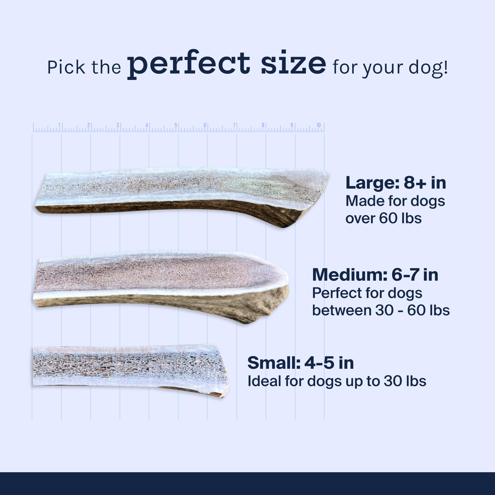 Good Trouble Premium Elk Antlers For Large Dogs - 2 Pack Split Pets - All-Natural, Shed Antler Chews For Dental Health & Calming