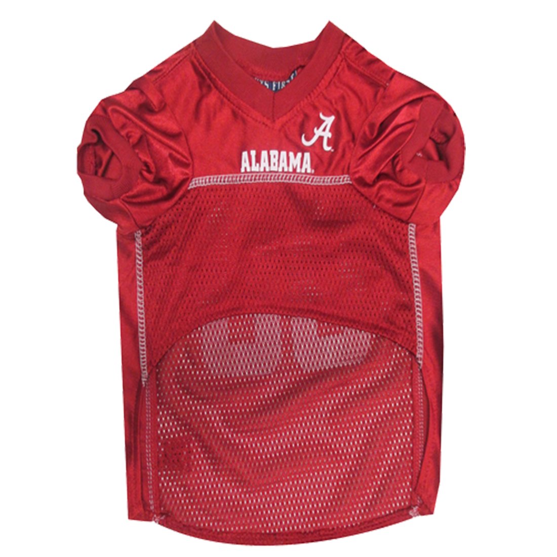 Pets First Ncaa College Alabama Crimson Tide Mesh Jersey For Dogs & Cats, Size Medium, Licensed Dog Jersey With Your Favorite Football/Basketball College Team