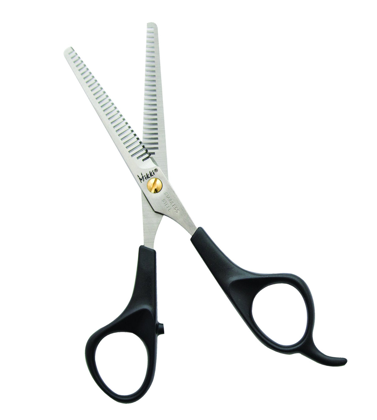 Mikki Dog, Cat Double Thinning Grooming Scissors - Pet Shears With Toothed Blade For Thick Coats