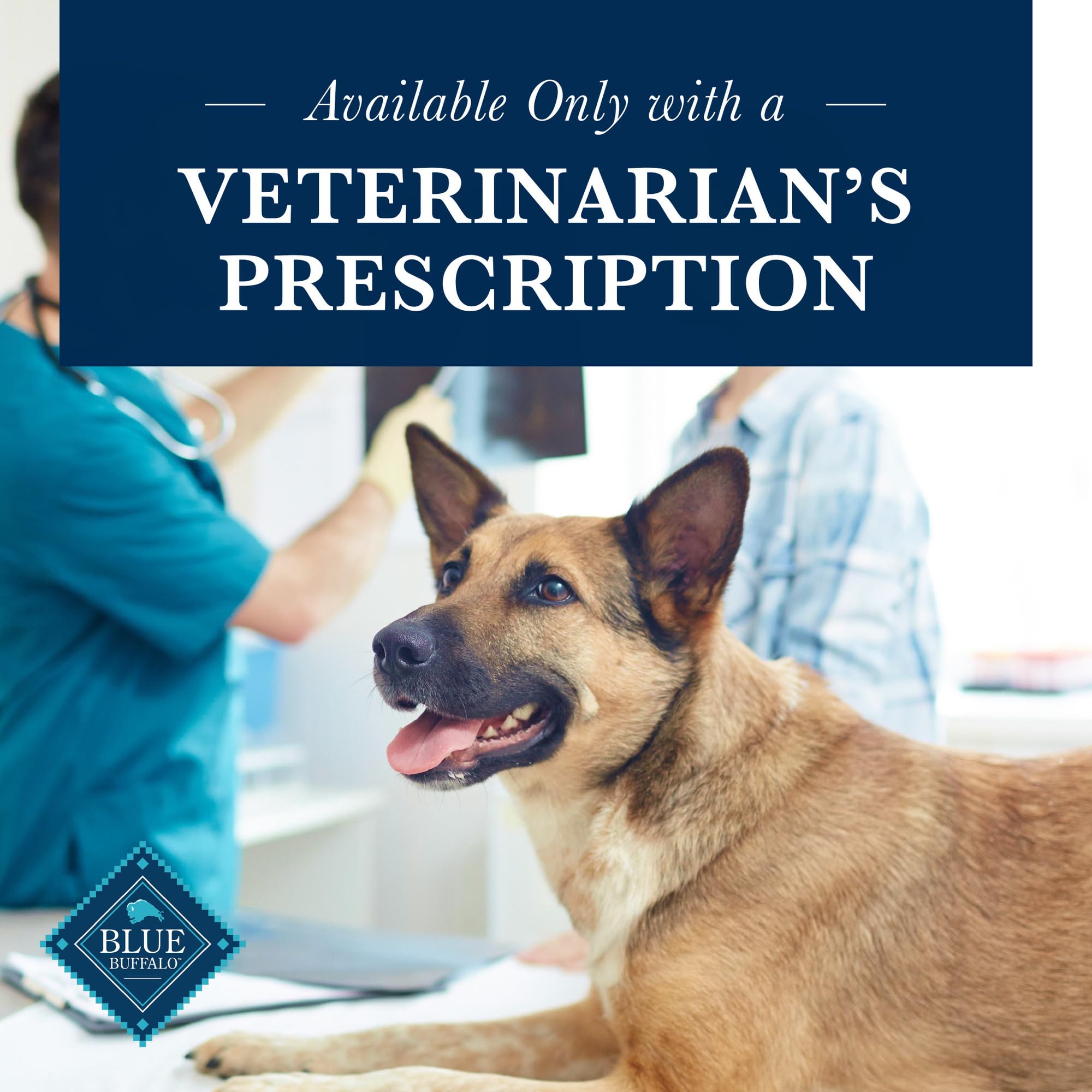 Blue Buffalo Natural Veterinary Diet HF Hydrolyzed for Food Intolerance Dry Dog Food, Veterinarians Prescription Required, Salm