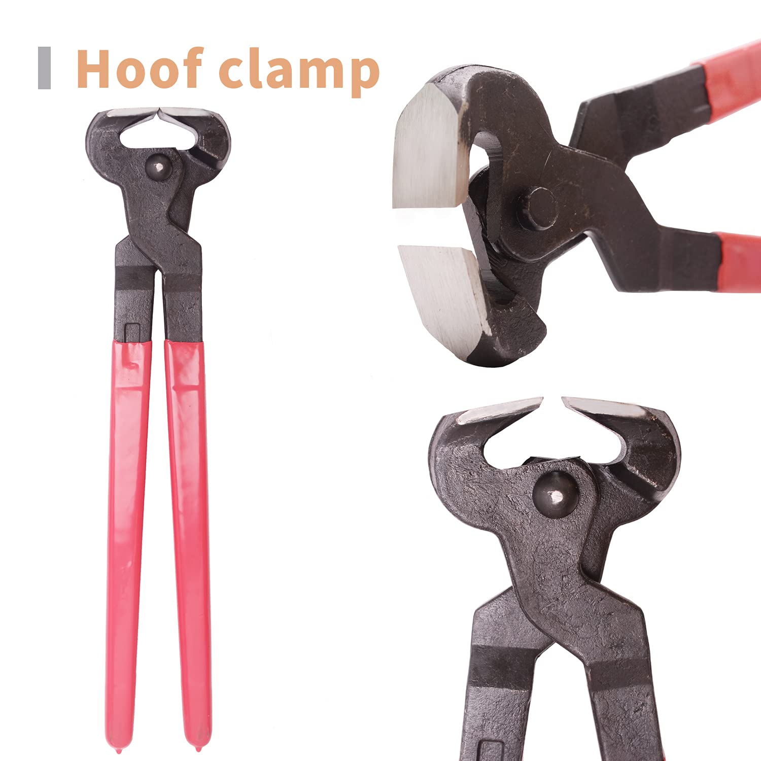 Long River Horse Farrier Hoof Tool Kit(7 Piece) With Carry Bag Horse Equine Metal Shears Farriers Hoof Nipper Cutter Handle Knife Stable Supplies Professional Hoof Trimming Tools