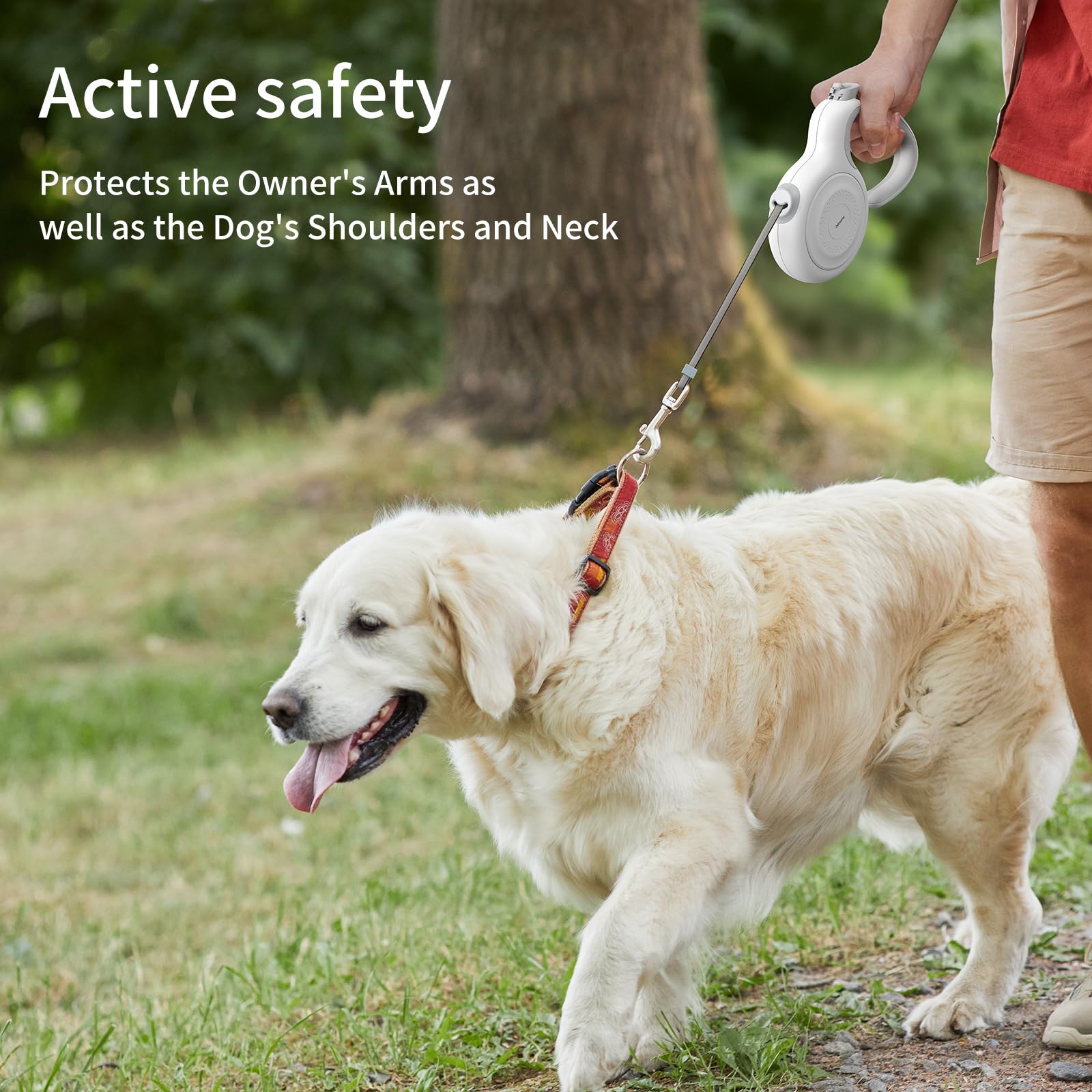 Petsuper Autobrake Retractable Dog Leash,16Ft Dog Leash Retractable For Dogs Up To 132Lbs,360 No Tangle,One-Handed Brake X-Large