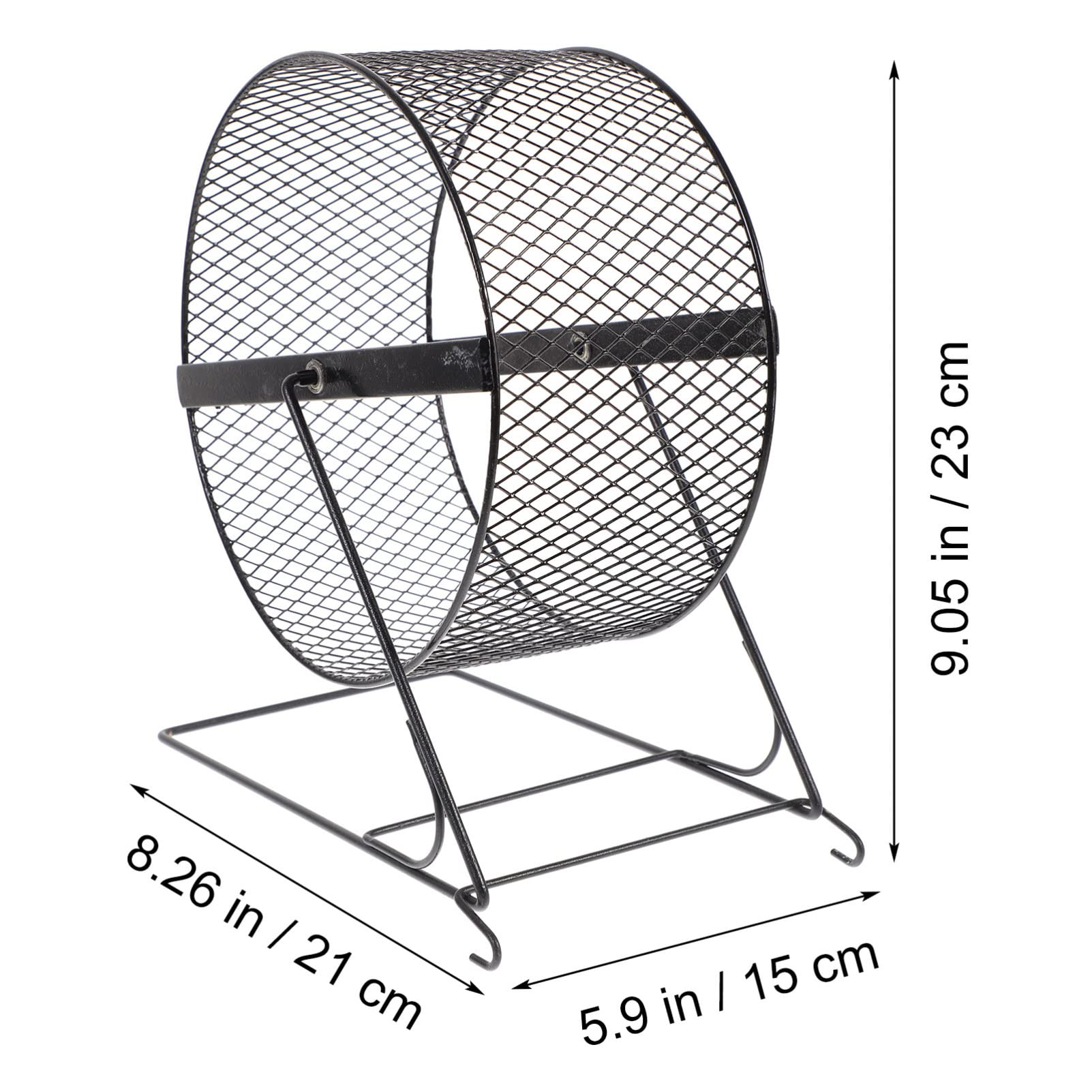 Ukcoco Interesting Hamster Running Wheel - 10 Inch Silent Exercise Wheel For Hamsters, Hedgehogs, And Small Pets With Rack - Fun