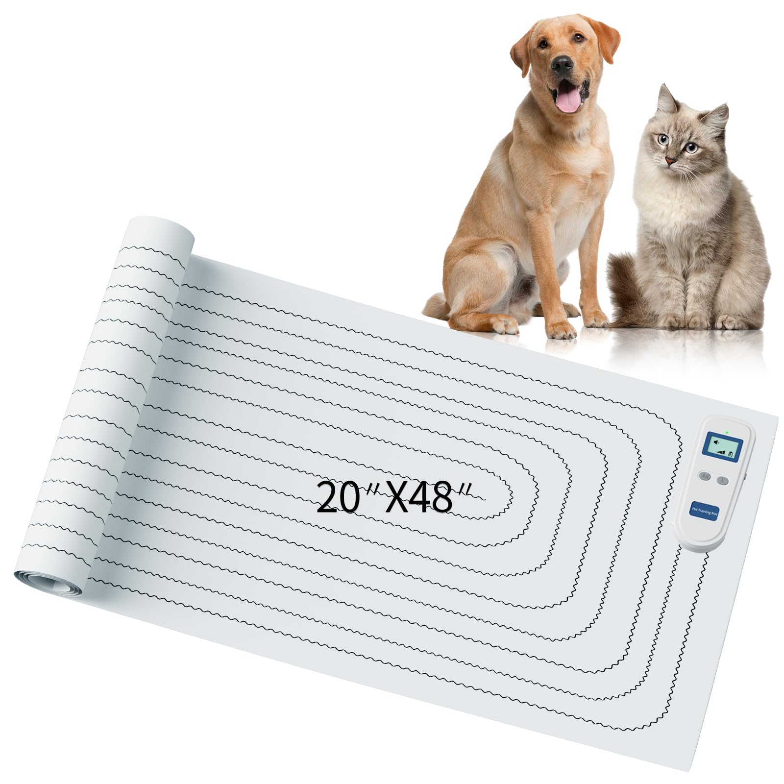 Redmogo Scat Mat Electric Indoor Pet Training Mat Suitable For Dogs And Cats Repellent Can Keep Pets Away, Rechargeable Shock-Ab