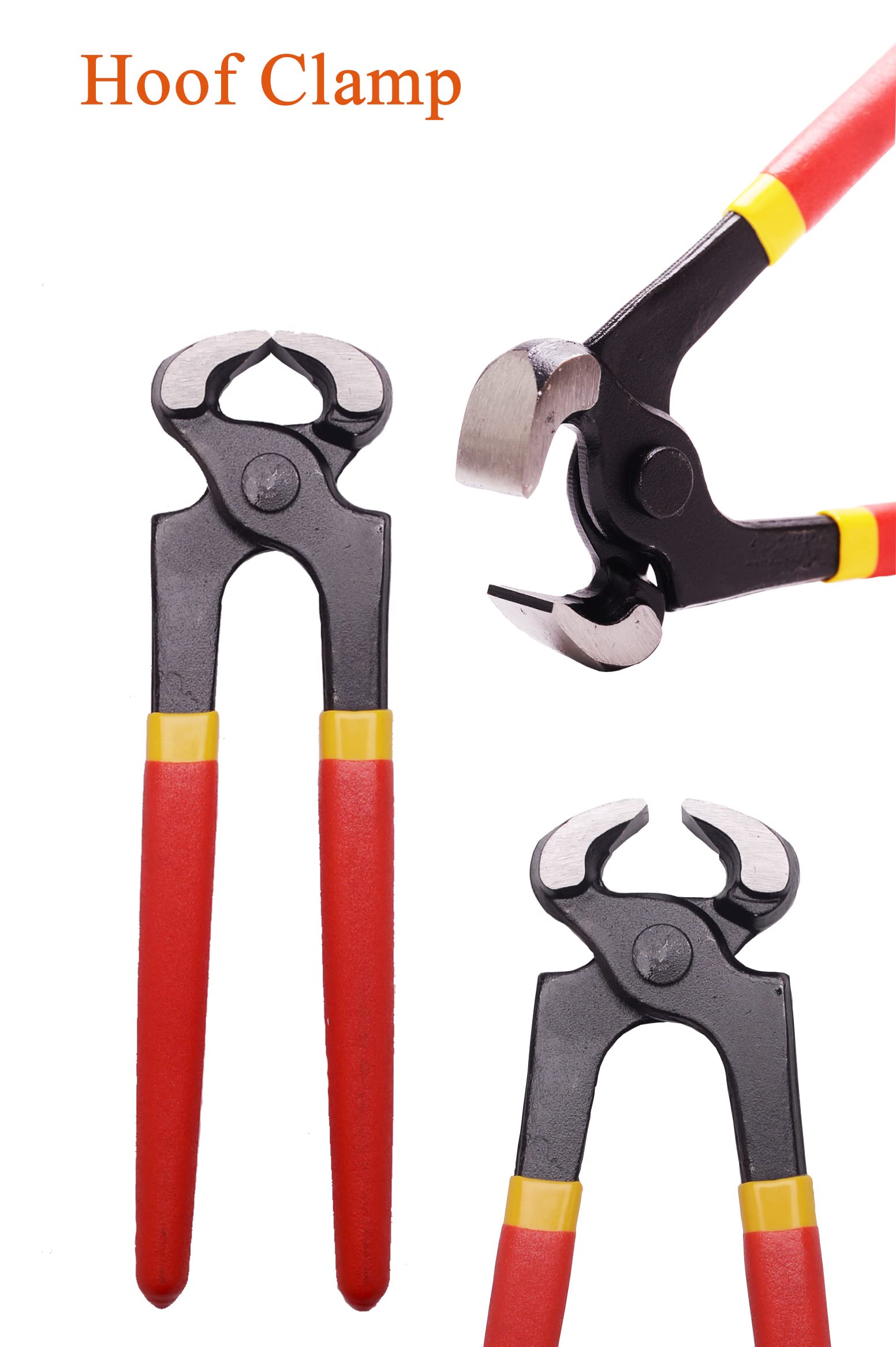 8 Inch Farrier Hoof Tool Kit(5 Piece) Mini Rasp Hoof File Goat Pig Equine Metal Shears Farriers Hoof Nipper Cutter Handle Knife