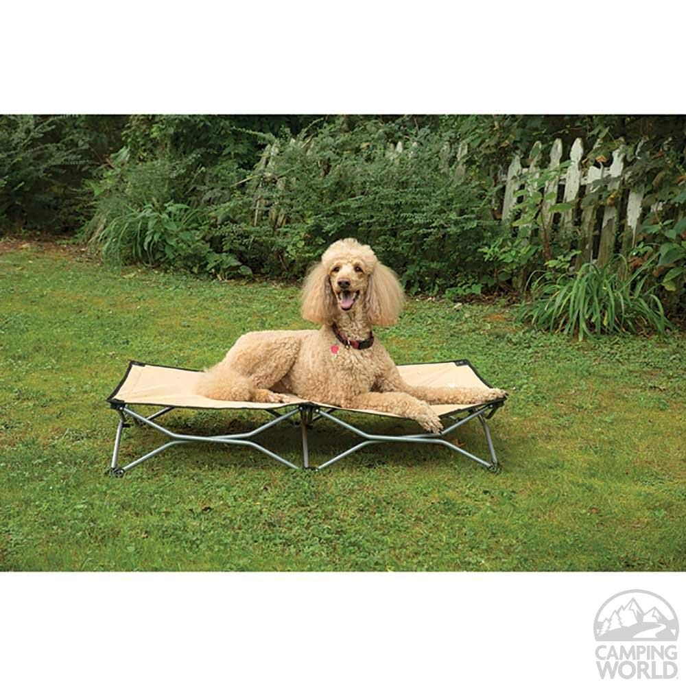 Carlson Pet Products Large Portable Pup Travel Pet Bed, Tan