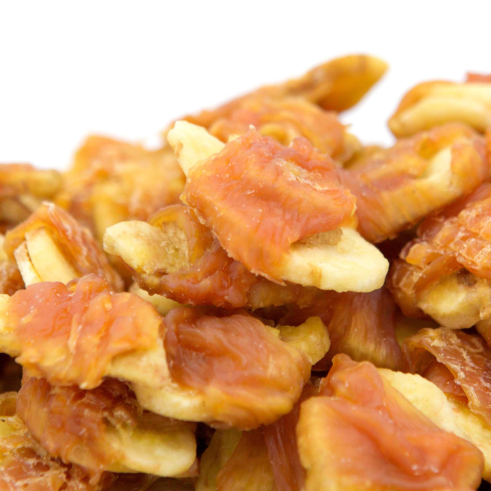 Jungle Calling Chicken Wrapped Banana Dog Treats - Healthy Low-Fat, Grain-Free Training Snacks with Natural Fiber for Small and