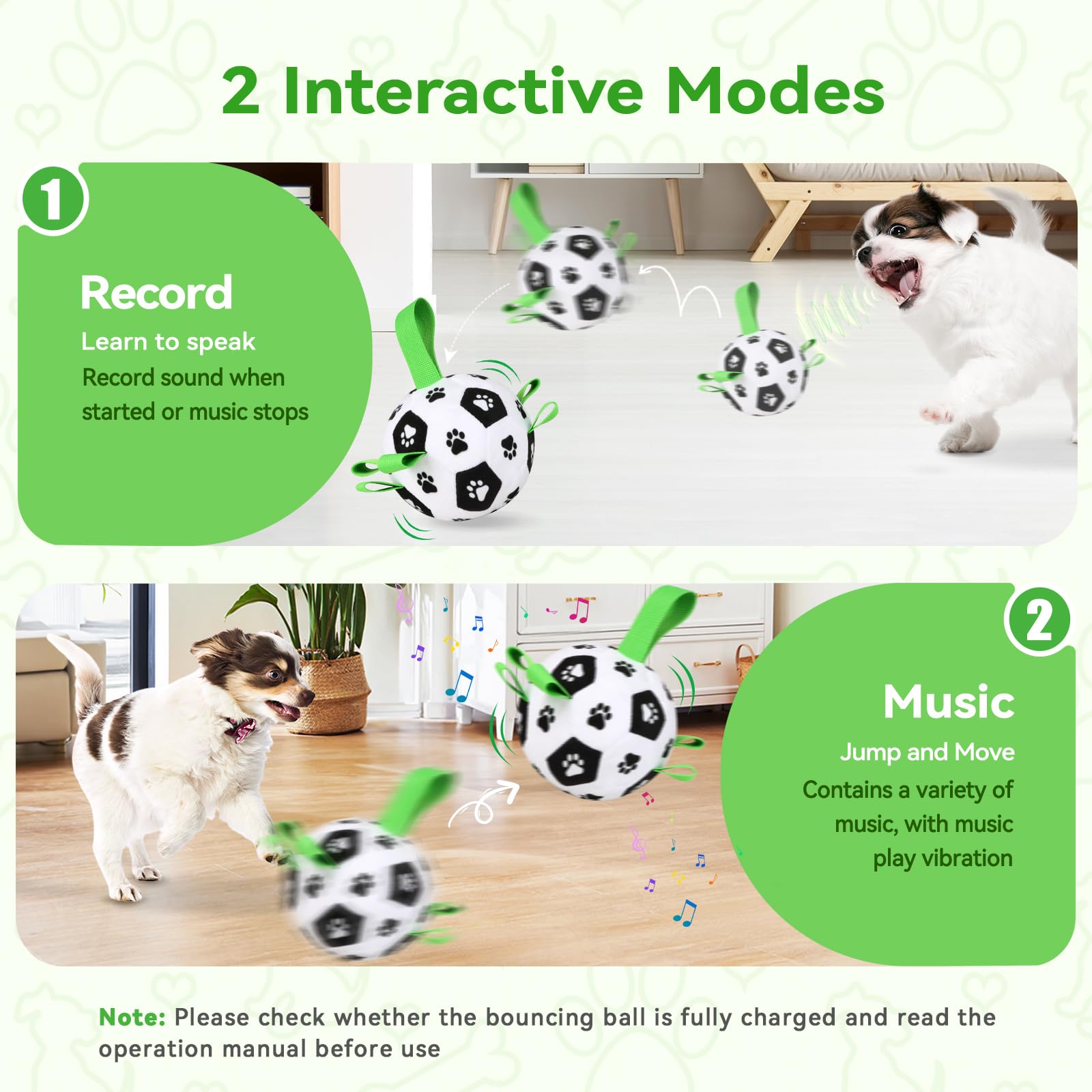 QDAN Interactive Dog Toys Balls: Automatic Rolling Dog Toys to Keep Them Busy, Remote Control, Rechargeable Pet Enrichment Toy f