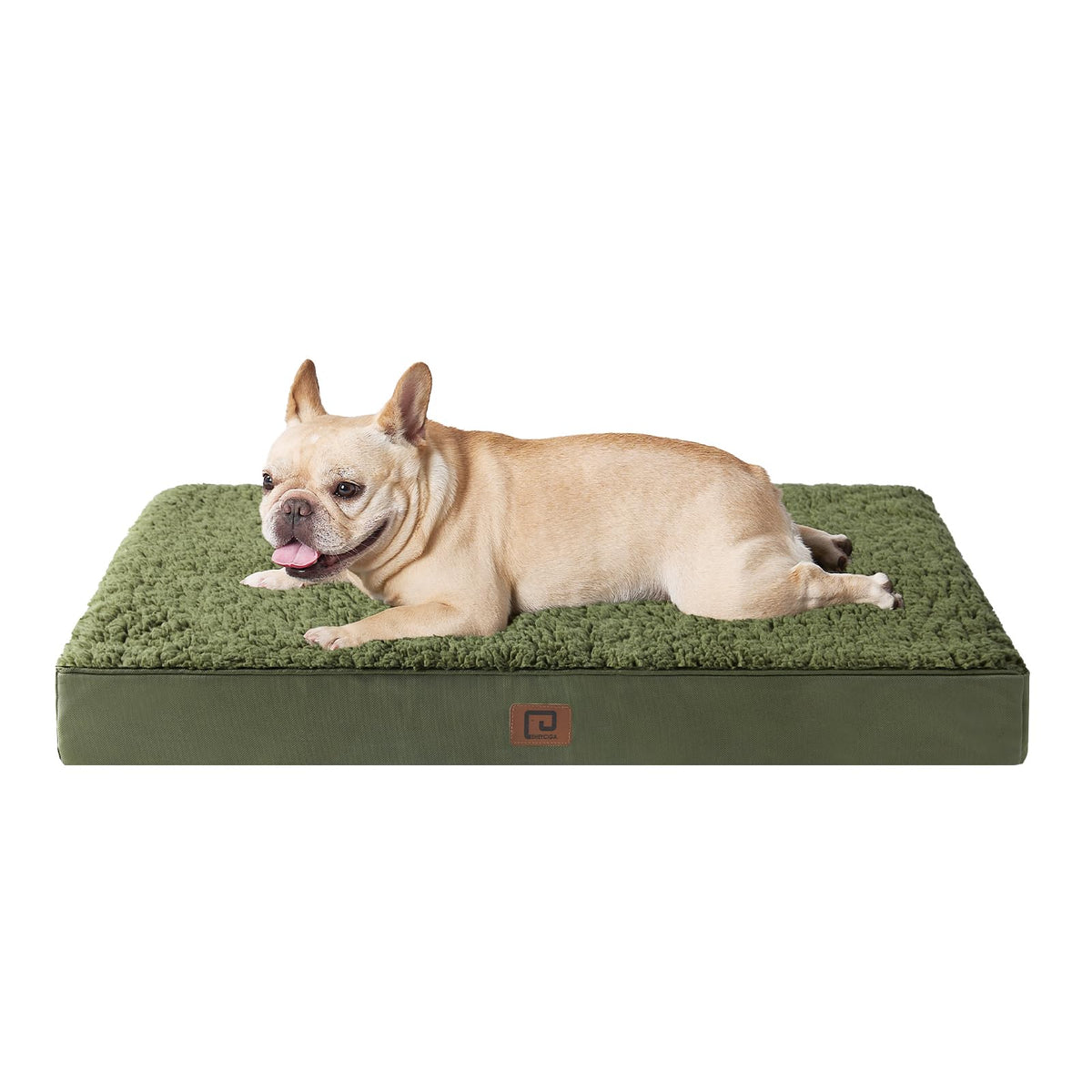 Eheyciga Orthopedic Foam Dog Bed, Medium, 30'L X 20'W X 3.5'Th, Dark Green