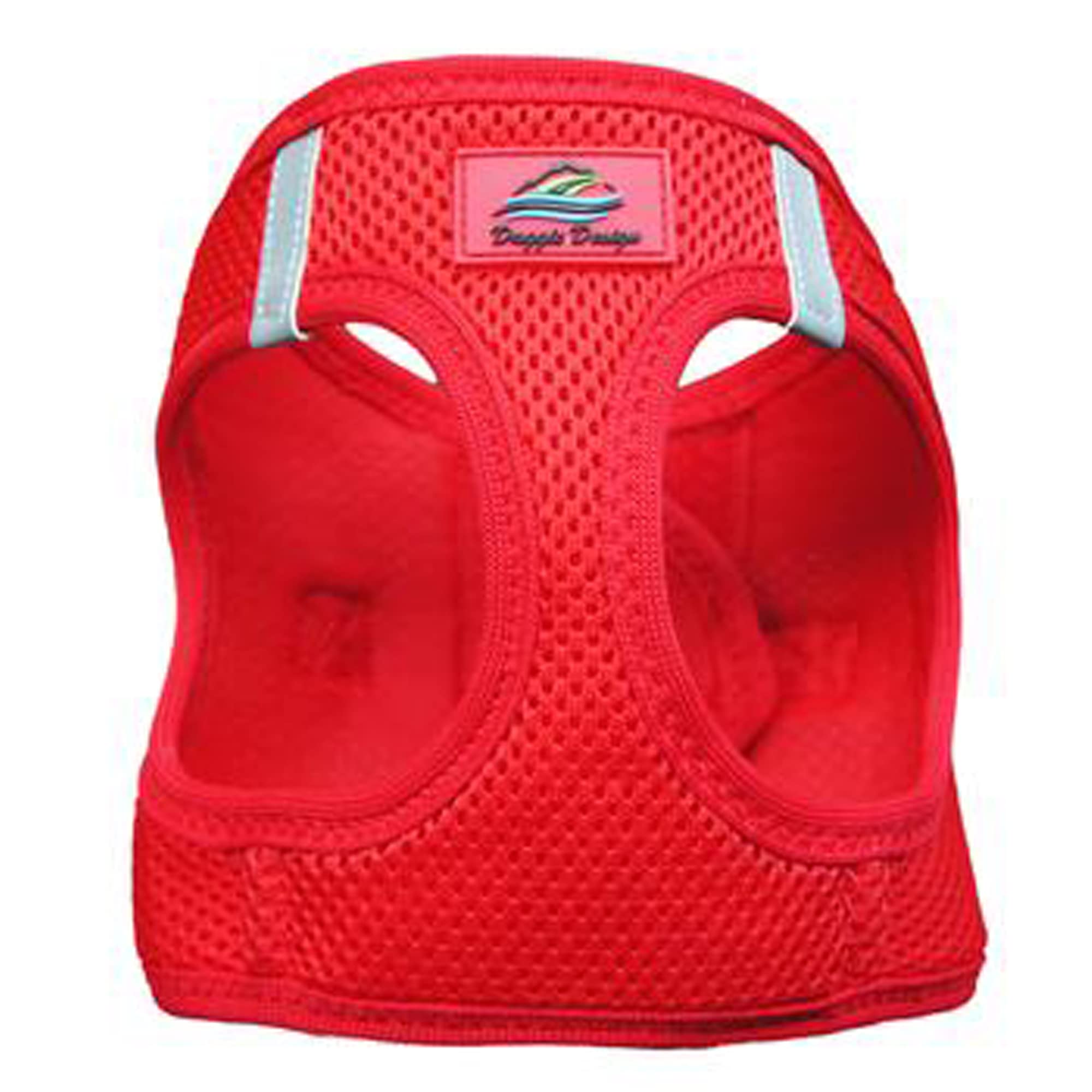 Doggie Design American River Ultra Choke-Free Harness (Red, Large (Chest 19-21 Weight 16-25 Lbs))