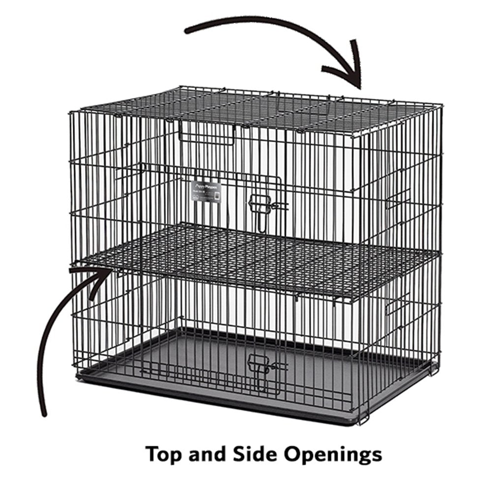 Midwest Homes For Pets Puppy Playpen Crate - 224-10 Grid & Pan Included