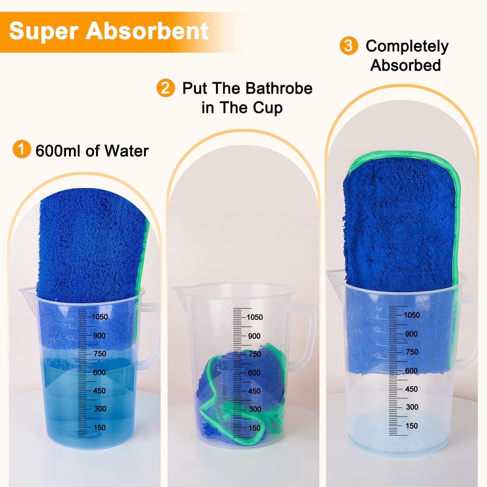 Super Absorbent Dog Bathrobe Towels - Large Soft Robes For After Bath Adjustable Coat To Keep Dog Warm (S-Xxl)