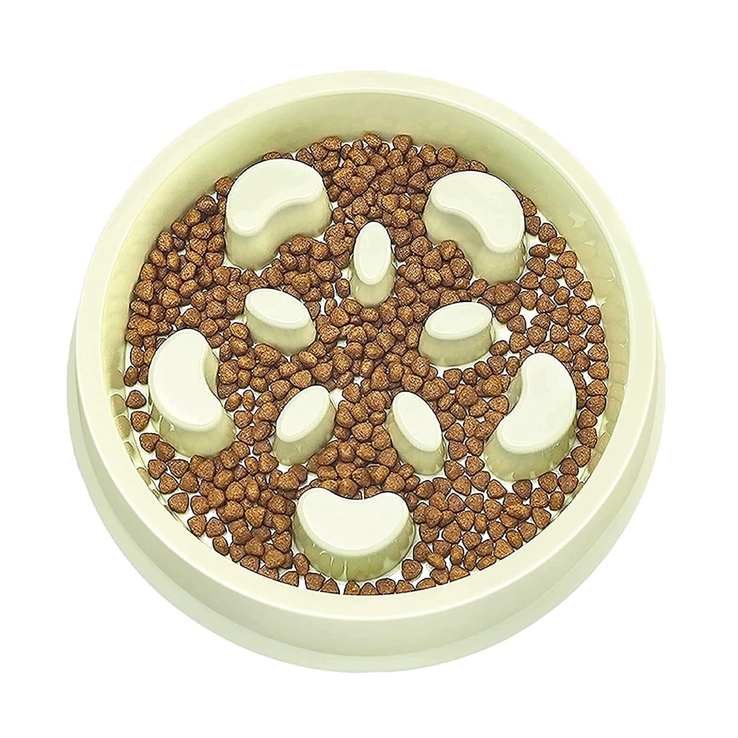 Dog Trustlow Feeder Bowl, Pets Slow Eating Bowl Interactive Feeder Anti Choking Bowl Bloat Stop Dog Bowl Feeding Bowl For Dogs C