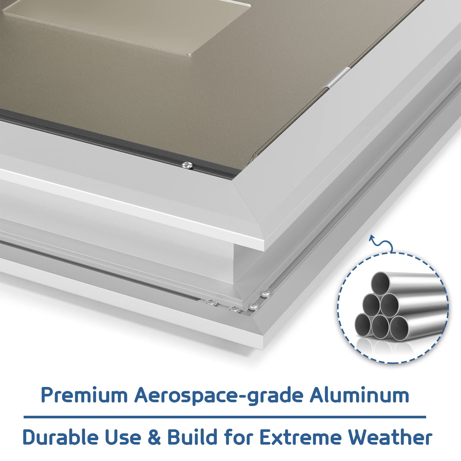 Dog Door Aluminum Pet Door With Large Flap 11' X 16', Petouch Doggie Door Designed With Automatic Closing Magnetic Flap, Telescoping Tunnel & Lockable Sliding Panel For Extreme Weather, Large