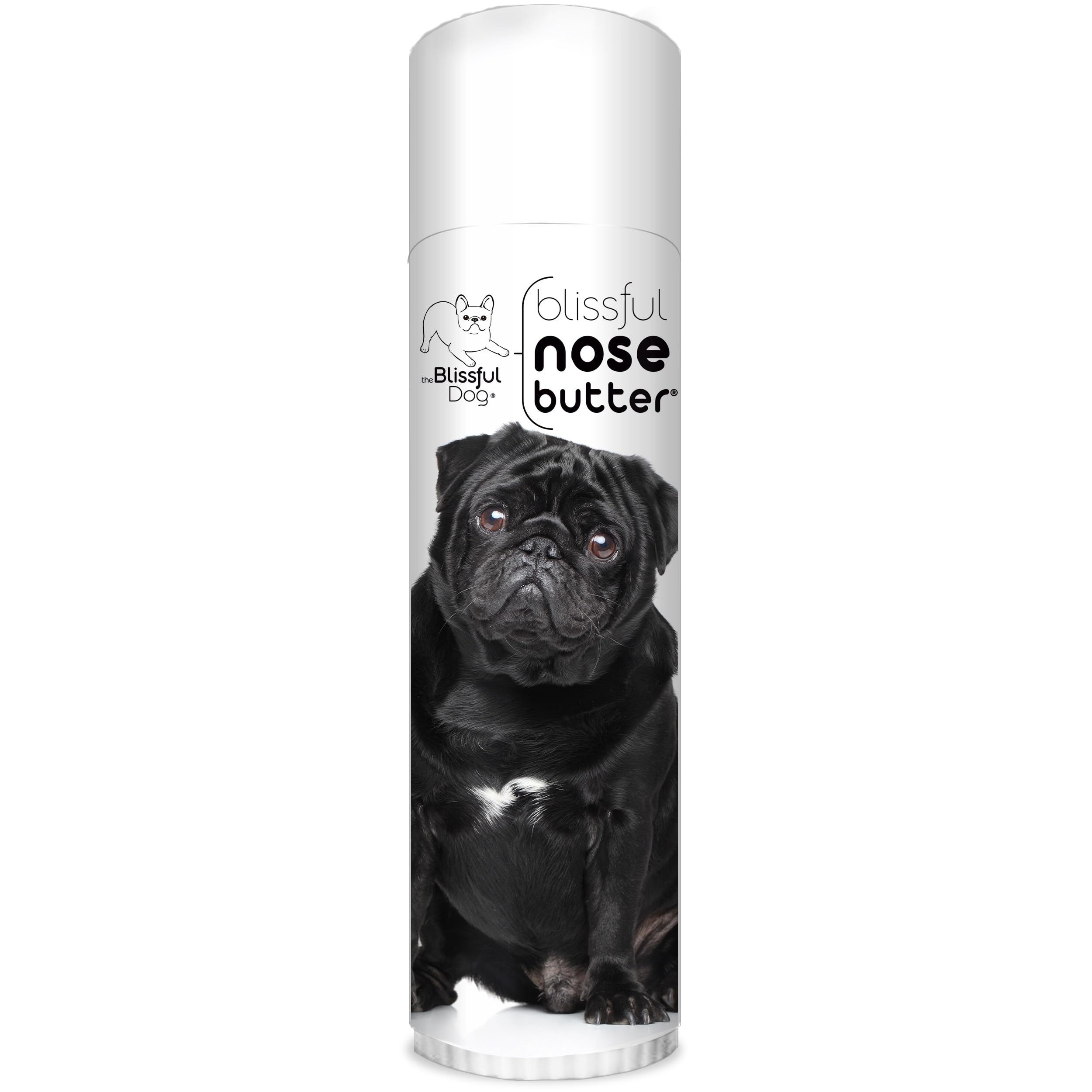 The Blissful Dog Black Pug Unscented Nose Butter, 0.50-Ounce