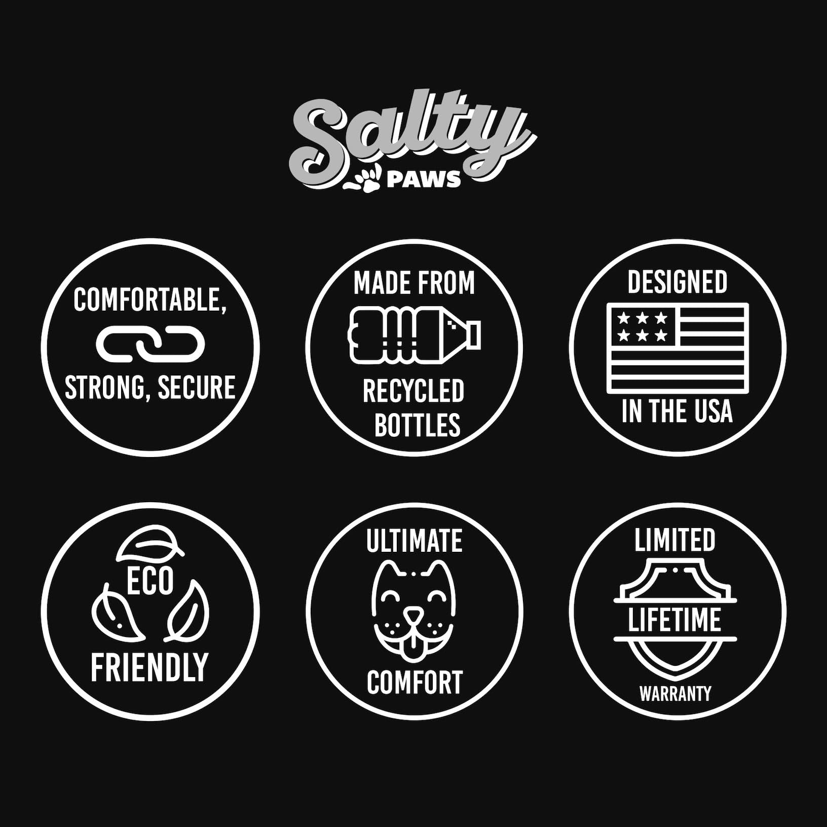 Shaka'S Salty Paws Boy & Girl Dog Collar Small Medium Large (Medium Dog Collar Adj. 14-20'' For Dogs 25-50 Lbs, Coral Camo)