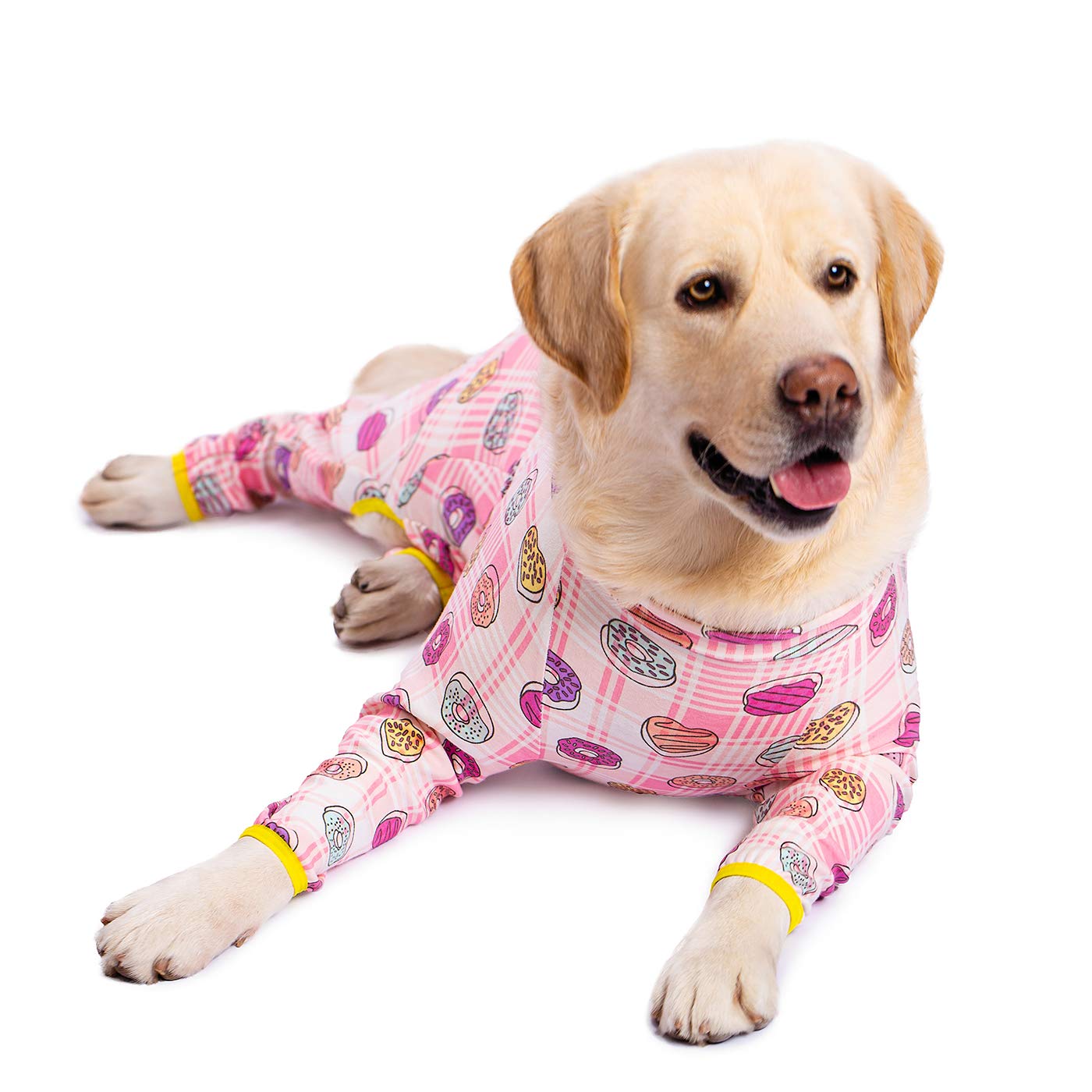 Cotton Medium Large Dog Onesie Surgery Recovery Suit For Medium Large Bodysuit Dogs Pajamas Pjs,Full Covered Dog Recovery Suit A