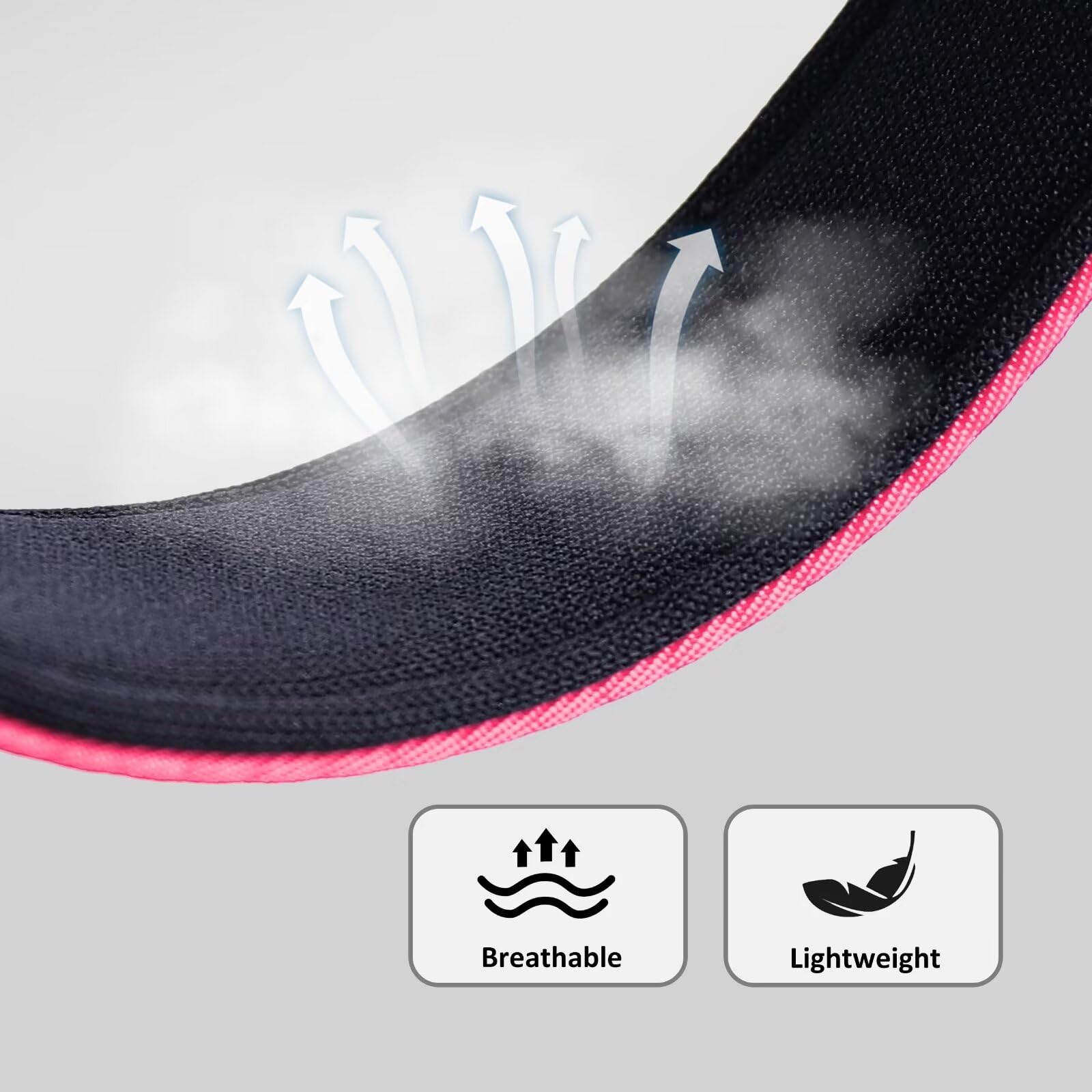 Didog Soft Padded Dog Collars For Medium Dogs, Cute Pink Pet Collar With Quick Release Buckle, Light And Breathable For Girl Dog