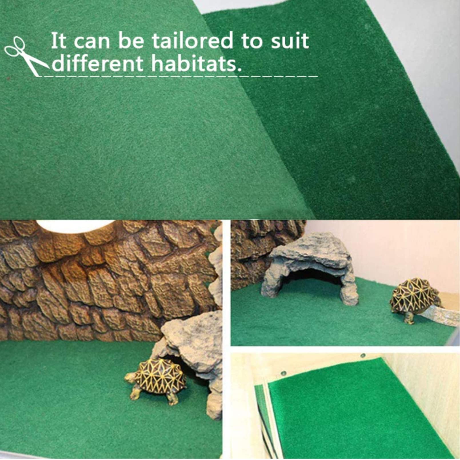 Tfwadmx Reptile Carpet Mat Pet Terrarium Liner Cage Mat Substrate Liner Bedding Reptile Supplies For Terrarium Lizards Snakes Bearded Dragon Gecko Chamelon Turtles Iguana (70.87'X23.6')