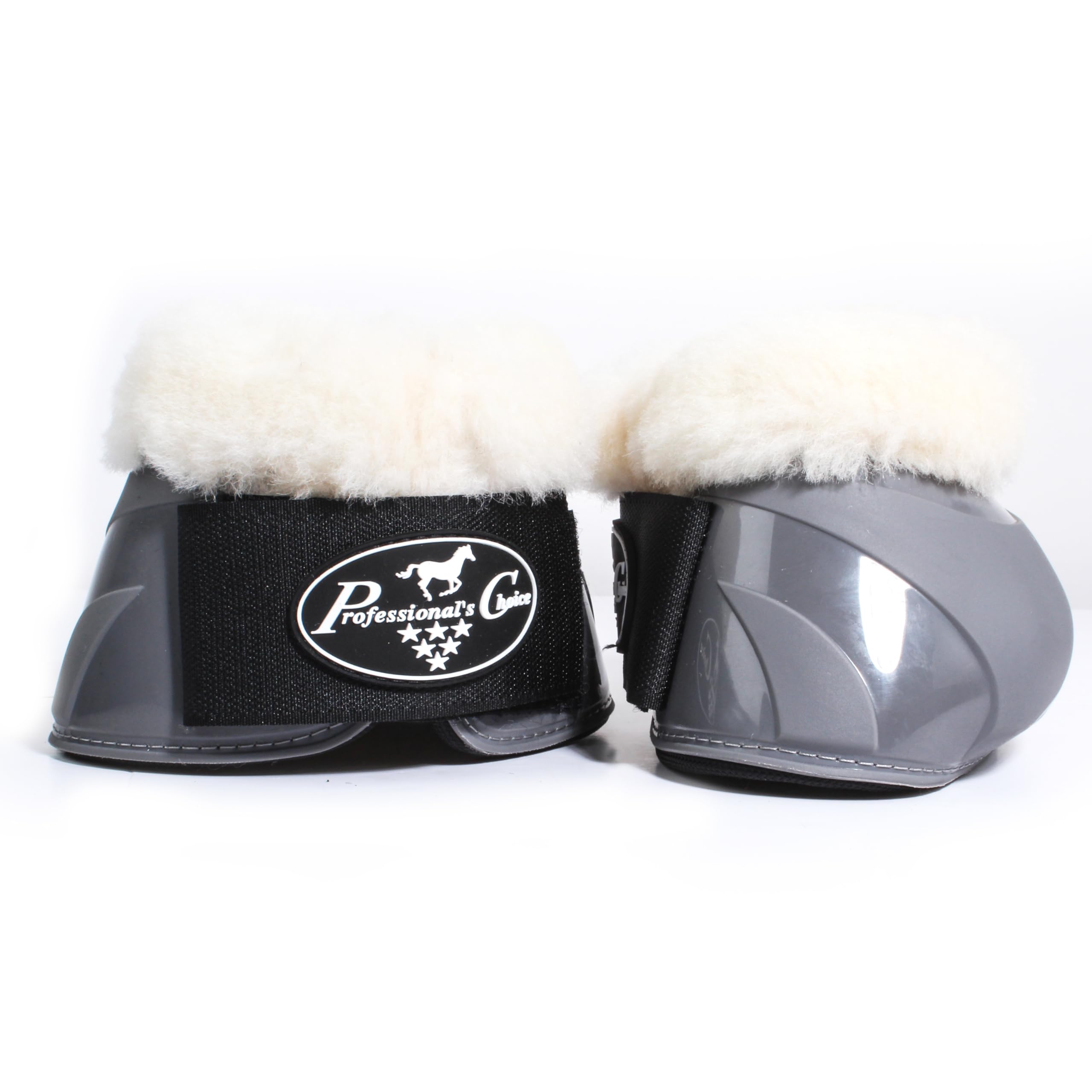 Professional'S Choice Spartan Ii Bell Boot With Fleece, Charcoal, Small