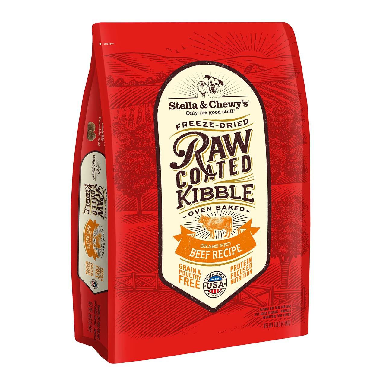 Stella & Chewys Raw Coated Beef 3.5Lb Dry Dog Food