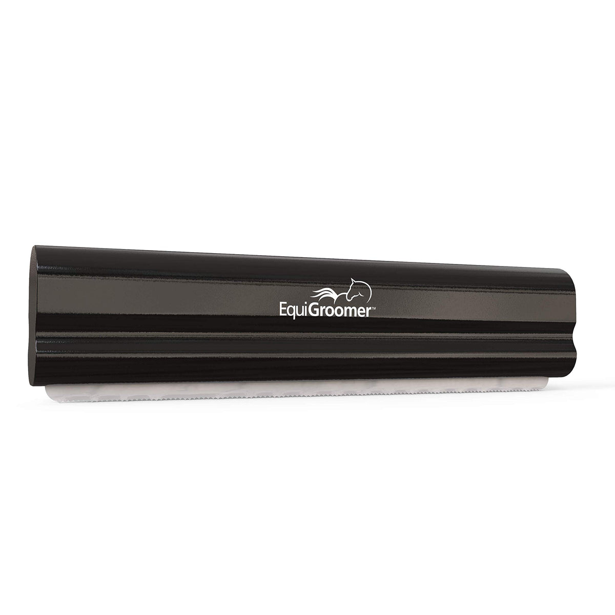 EquiGroomer Deshedding Brush, 8-Inch for Horses and Large Pets, Black, Removes Loose Dirt, Hair, and Fur, Professional Undercoat
