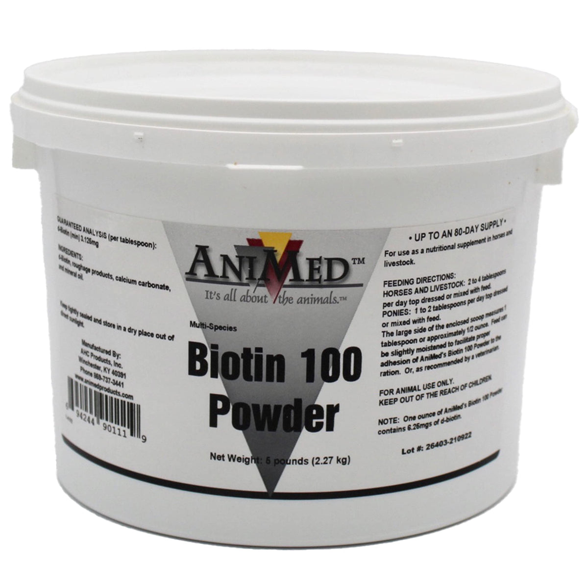 Animed Biotin 100 5 Lbs…