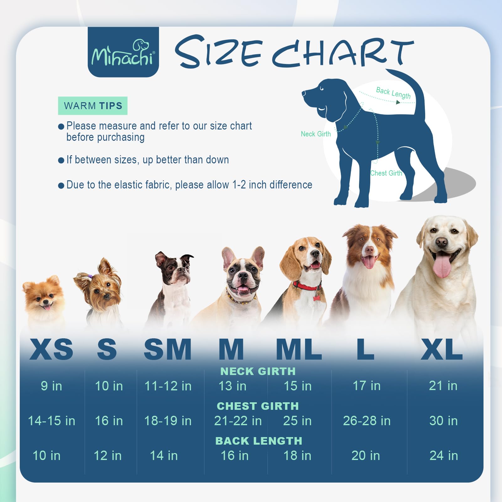 Mihachi Dog Sweaters For Medium Dogs Girl Boy,Soft Warm Dogs Shirt, Cold Weather Dog Coat Turtleneck Knitted Pullover Dog Clothe