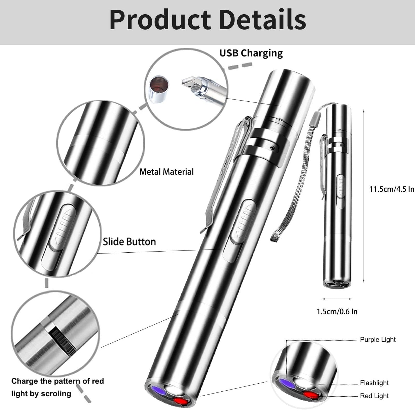 Antye Cat Toys Laser Pointer For Cats Indoor 2 Pack Rechargeable 7 Adjustable Patterns Lazer Red Dot For Cats Fun Playing Exerci