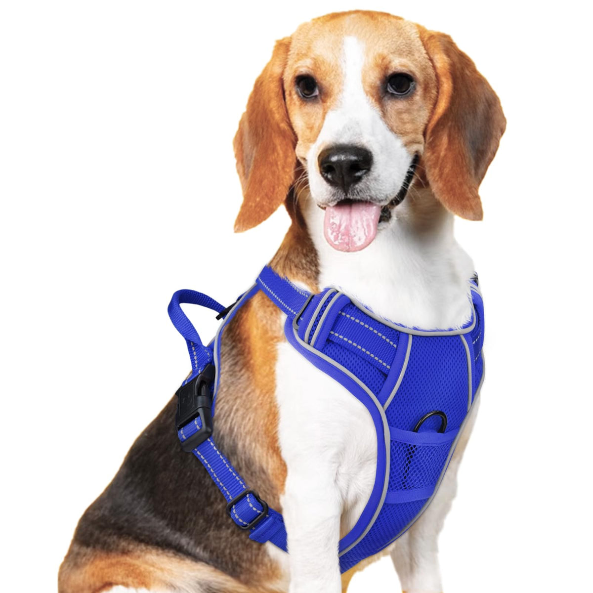 Joytale Step-In No Pull Dog Harness Medium Sized Dog With 2 Leash Clips, Reflective Pet Vest With Easy Control Handle, Adjustabl