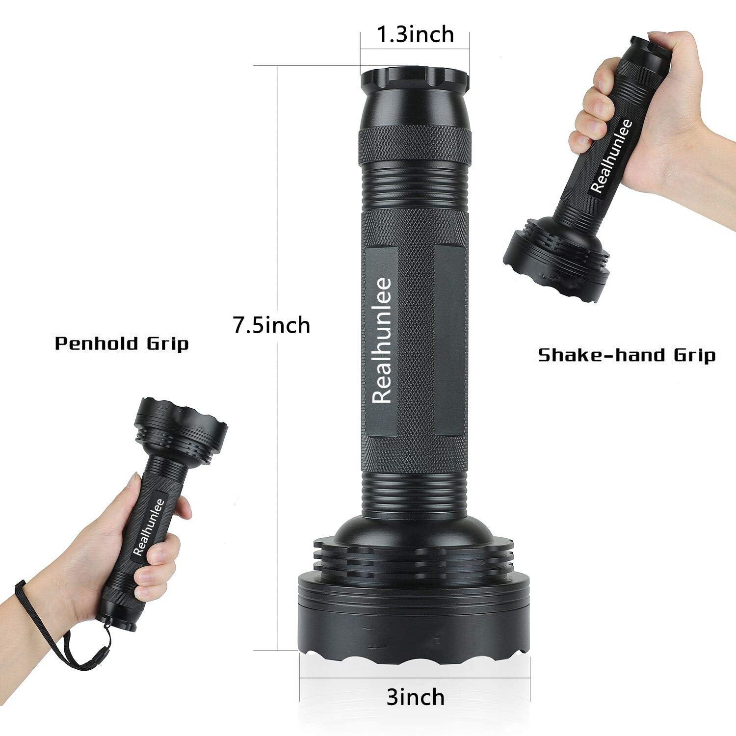 UV Flashlight Black Light, 100 LED Blacklight Flashlite Pet Urine Detector for Dry Dog/Cat Urine Stains Detection, Bed Bug, Scor