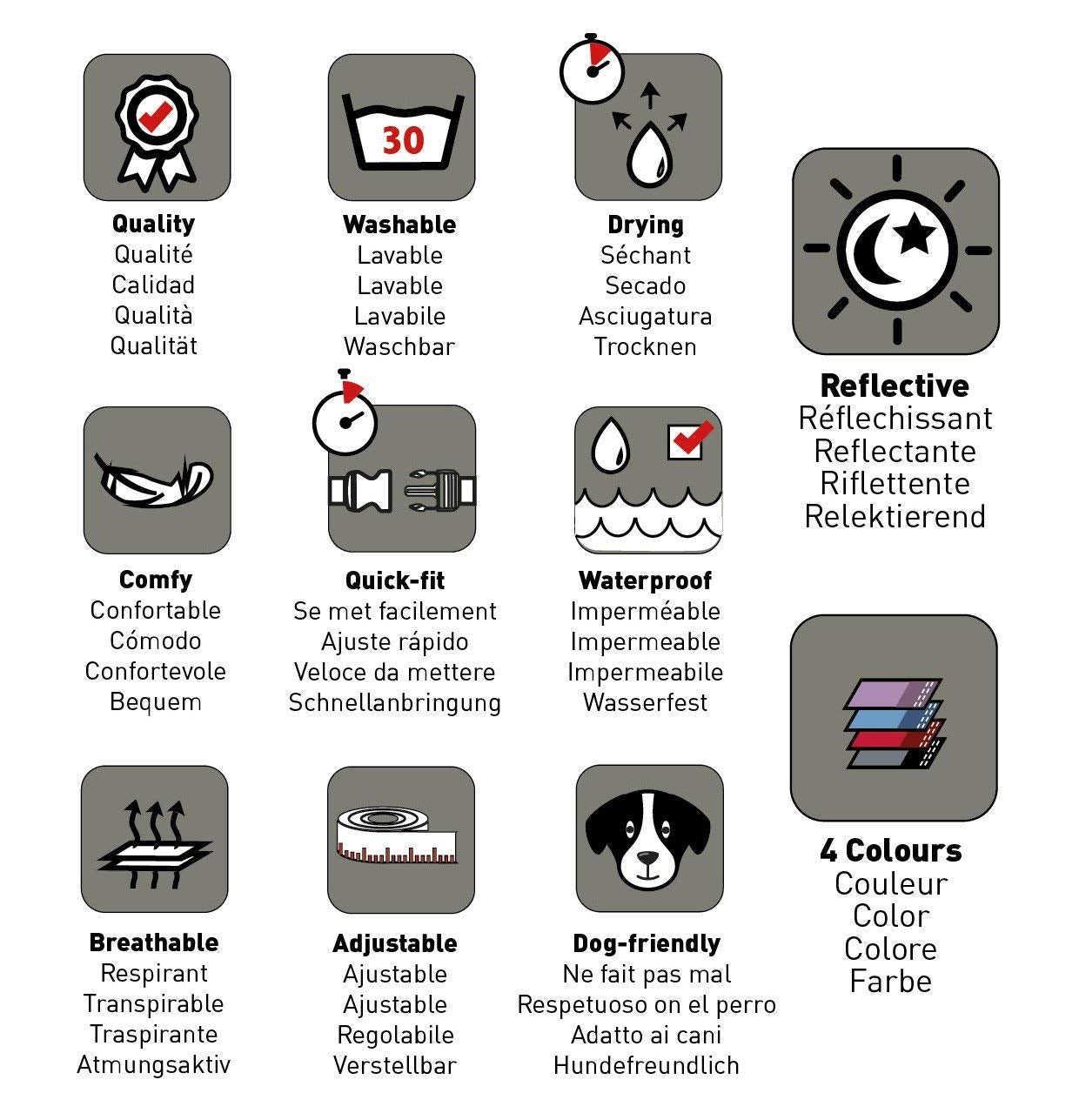 Halti Walking Harness - Lightweight Dog Harness With Handle, Reflective & Adjustable, Ideal For Puppy Walks, Suitable For Medium Dogs And Puppies (Size M, Black)