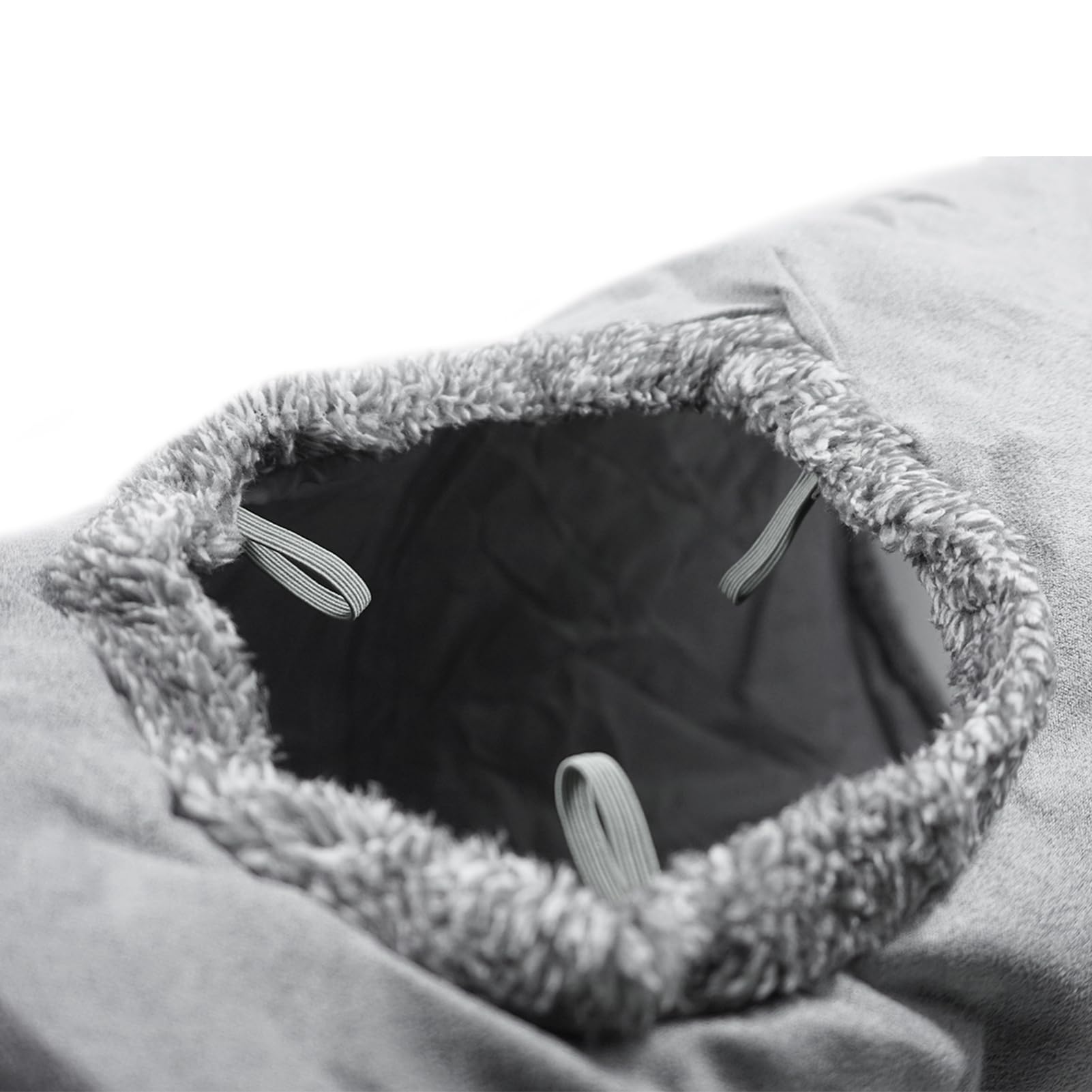 Leerking Extra Long Cat Tunnel 51'(L) Dia 12' For Large Fat Cat Crinkle Tube Connectable Indoor Outdoor Hideaway Toy For Rabbit Puppy, Grey