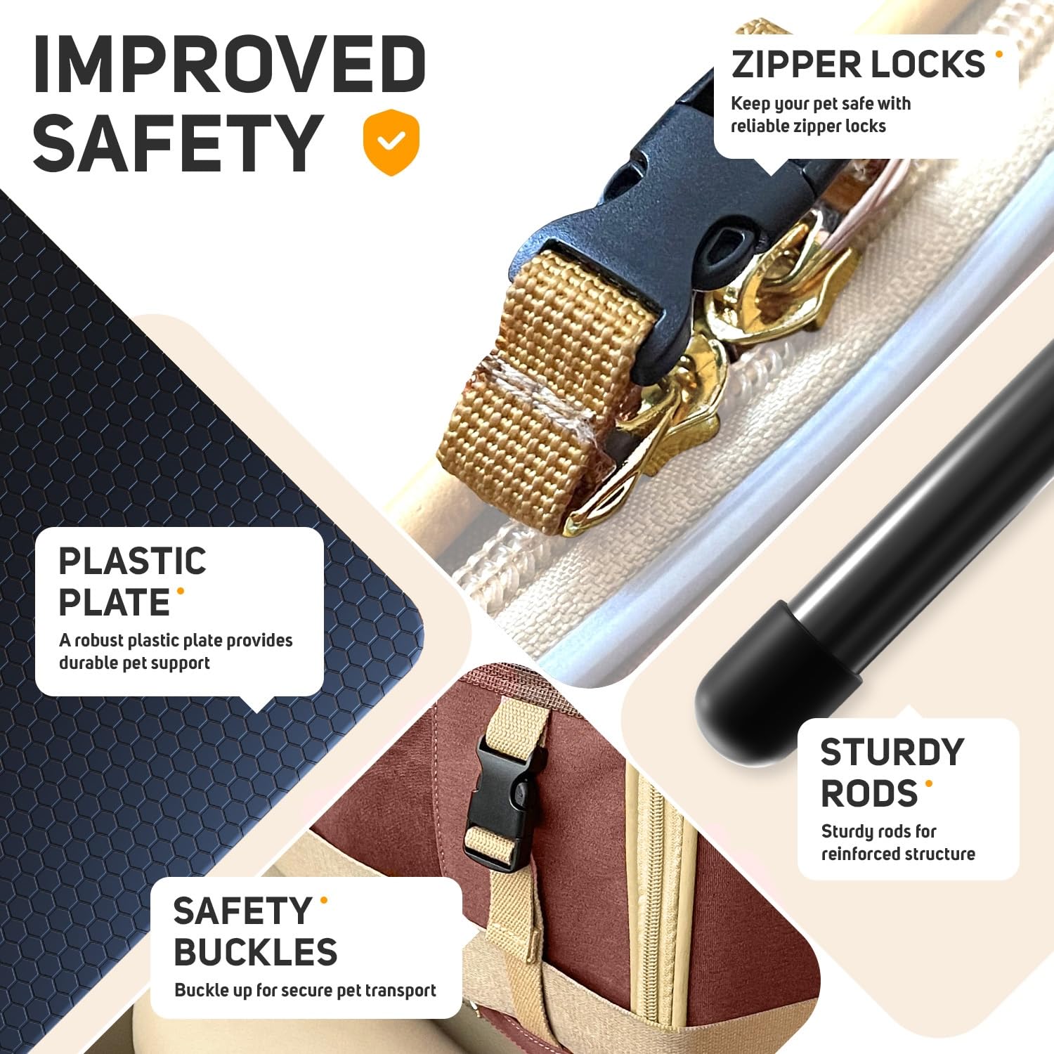 Petproved Large Cat Carrier Soft Dog Carrier For Small Dogs Pet Bag Carriers For Cat Dog Travel Bag Large Small Dog Puppy Kitten