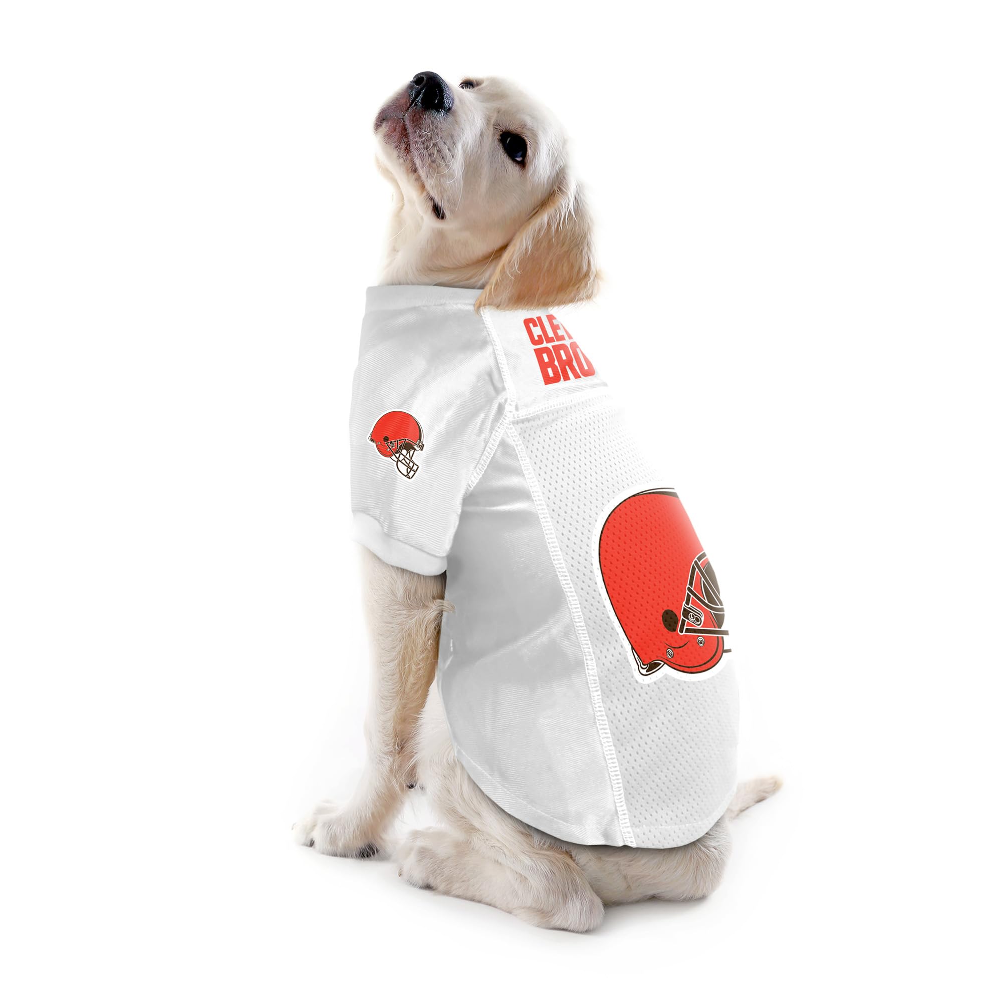 Littlearth Unisex-Adult Nfl Cleveland Browns Basic Pet Jersey, Team Color, X-Large