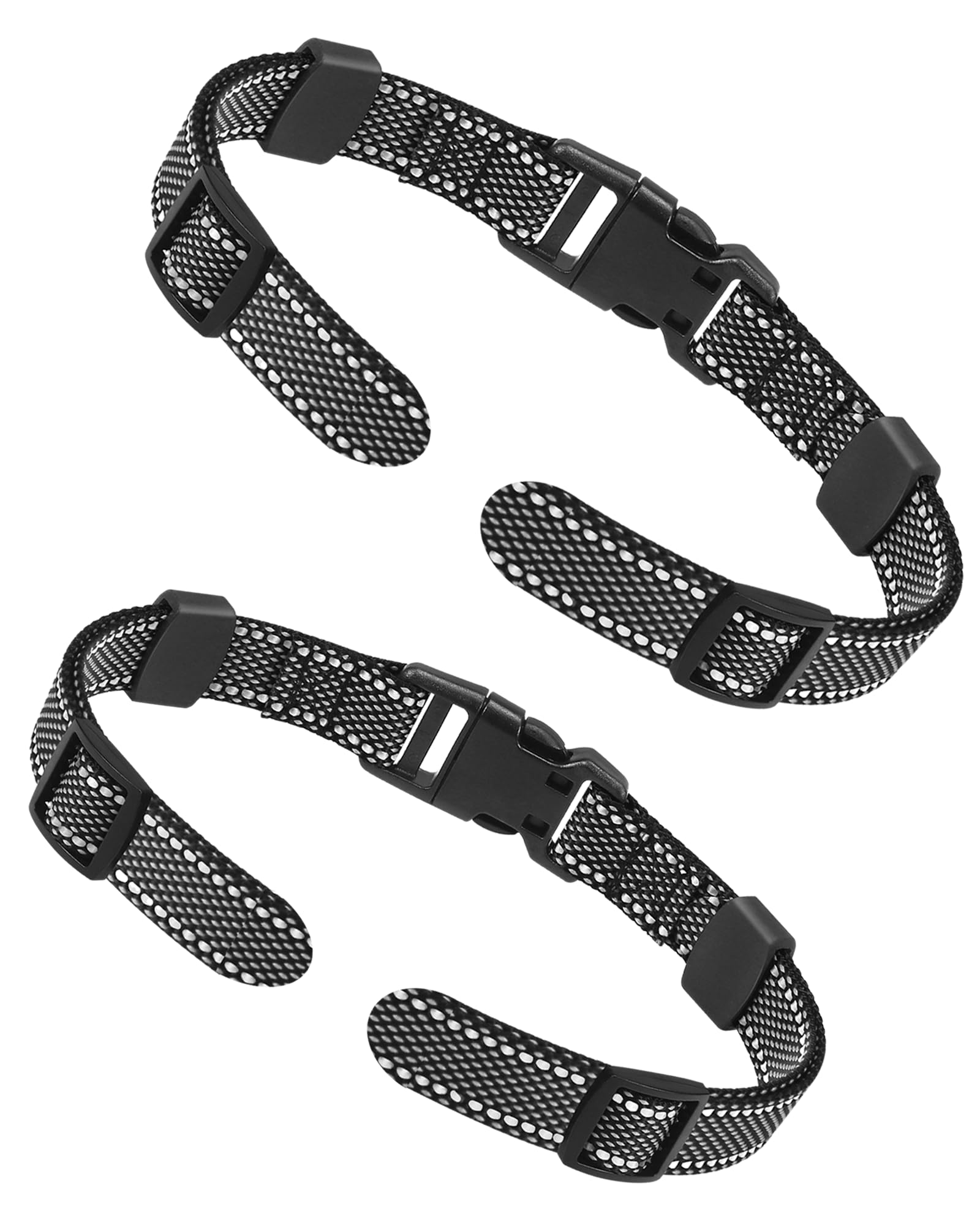 Doparet Shock Collar Replacement Strap, Adjustable Heavy Duty Replacement Collar Strap, Reflective Nylon Collar For Shock Traini