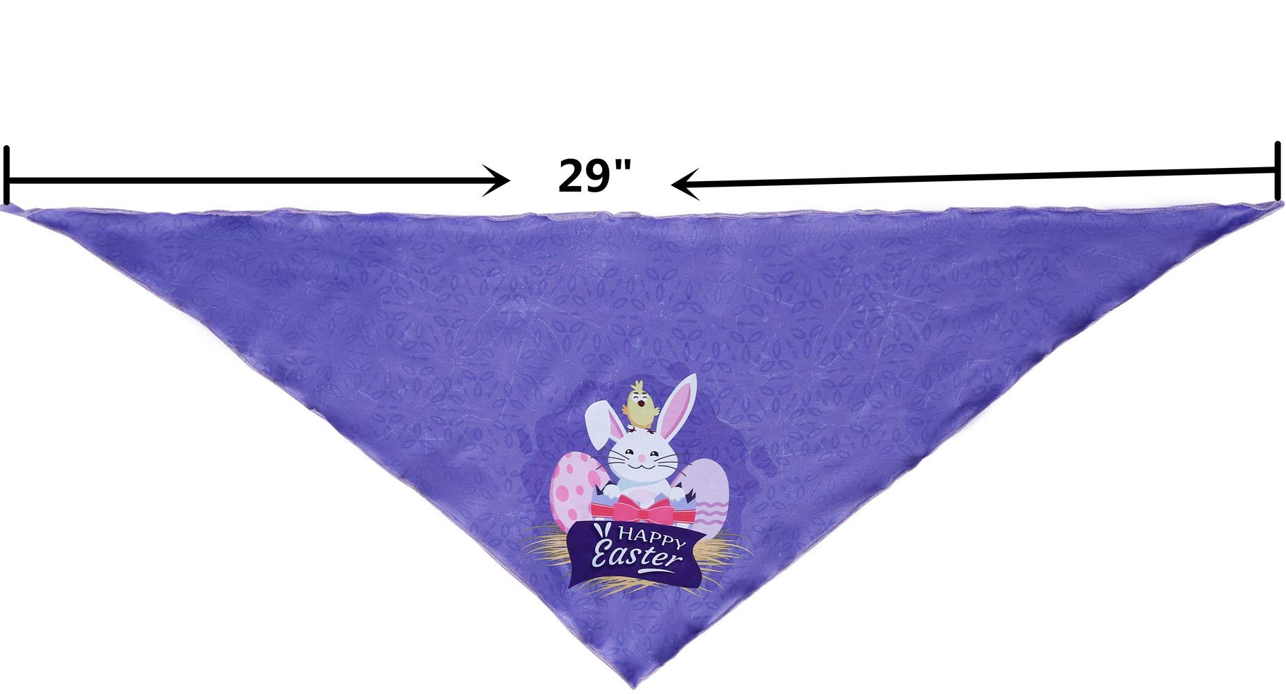 Upaw 2 Pack Dog Easter Bandana - Triangle Bibs Pet Scarf For Small To Large Dogs And Cat