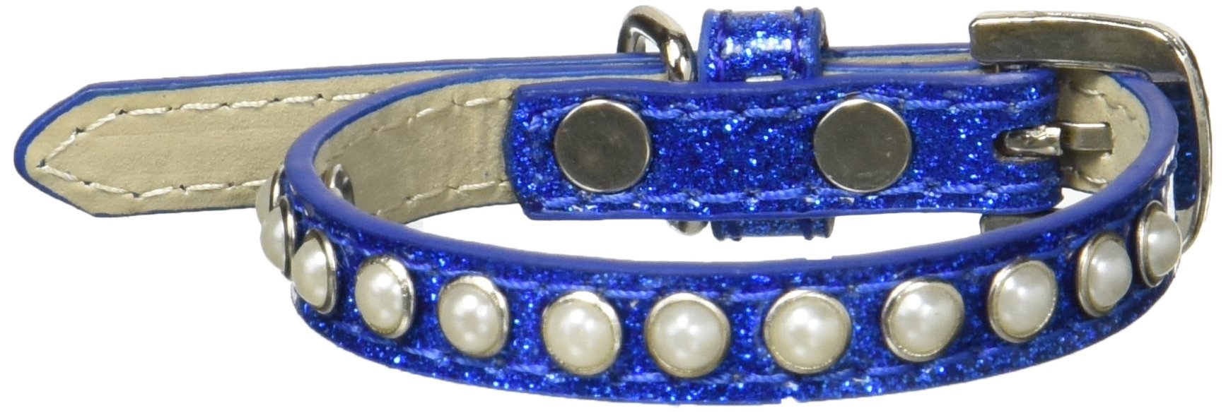Mirage Pet Products Pearl Blue Puppy Dog Ice Cream Collar, Size 10