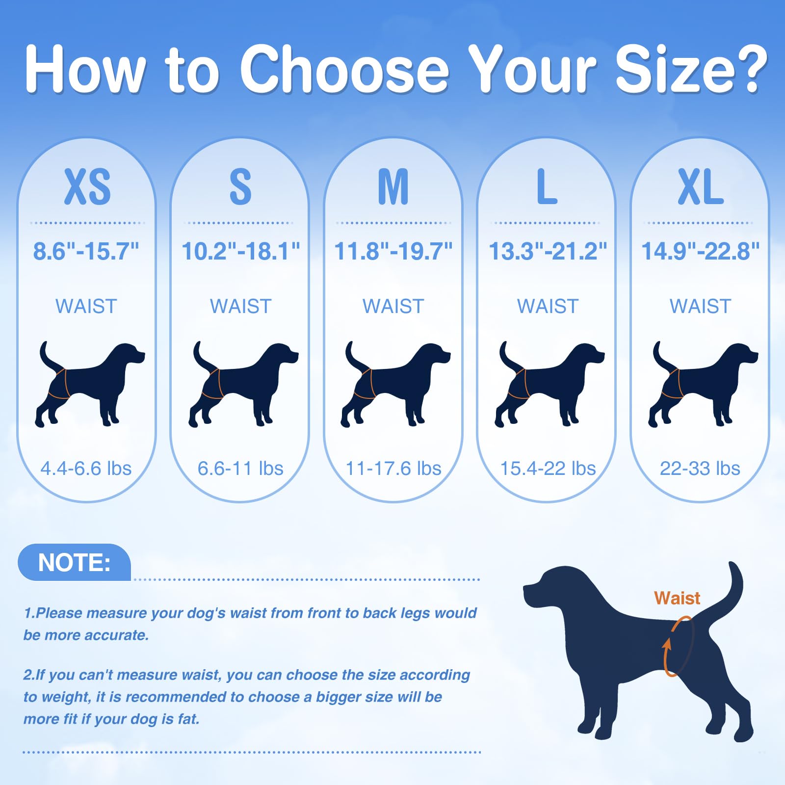 Ambreview Dog Diapers Female, Disposable Pull Up Doggie Diapers For Female Dogs, Ultra Absorbent & Anti-Side Leakage, Stretchy D